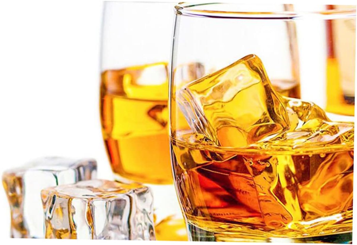 ODM ABOOFAN 50Pcs Clear Acrylic Ice Cubes Realistic Fake Ice Cubes for Photography Props Vase Fillers Kitchen Decor Party Wedding Decorations Custom Logo Service