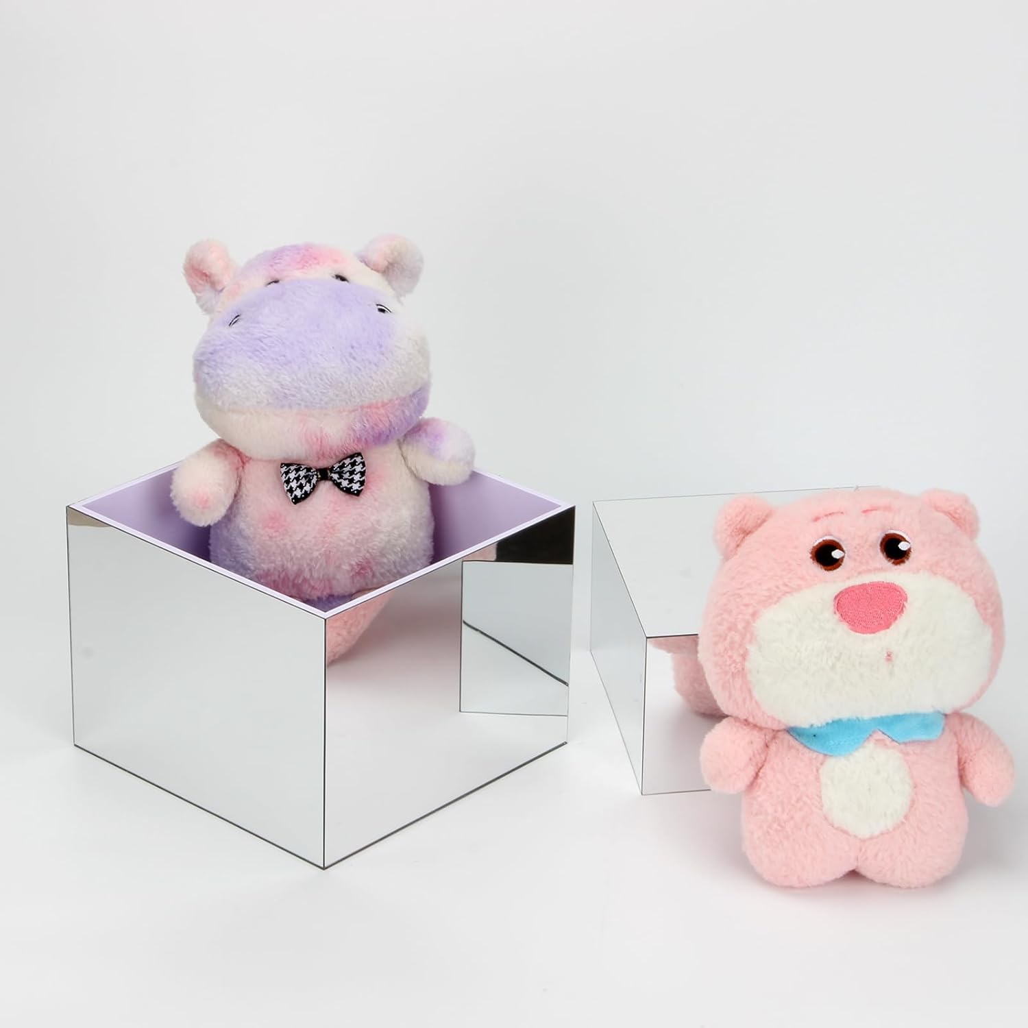 Private Label Acrylic Silver Mirror Display Riser, 3 Pcs Glossy Silver Risers for Display Food Display Lifter Nesting Display Risers Hollow Bottom, Acrylic Box Rack Perfume Cosmetics Collection Stand OEM Wholesale Manufacturer