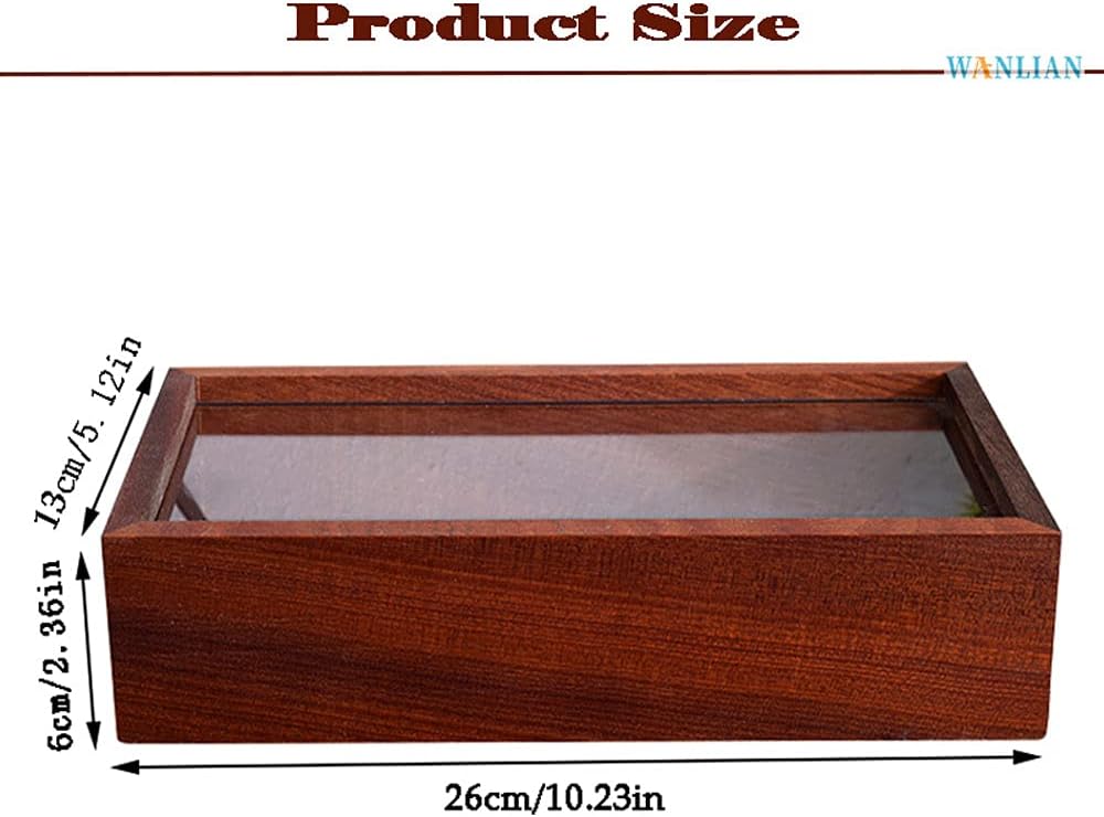 Private Label Shadow Photo Frame,Wooden Double-Sided High-Definition Plexiglass Storage Box, DIY Display Box, Suitable for Dried Flowers, Specimens, Handicrafts, Baby Souvenirs and Photos (Walnut Brown) Wholesale Manufacturer
