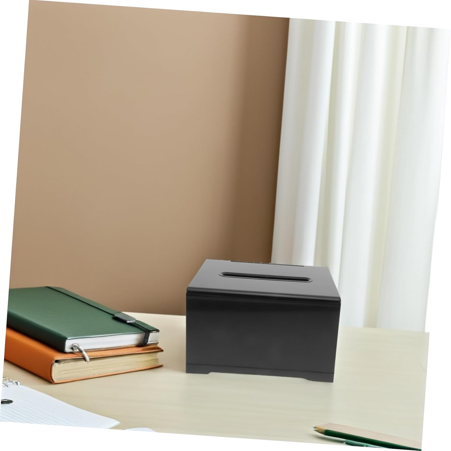 Private Label Elegant Acrylic Sign Holder Business Card Donation Box Lockable Suggestion Box for Contests Fundraising Custom Mold Development