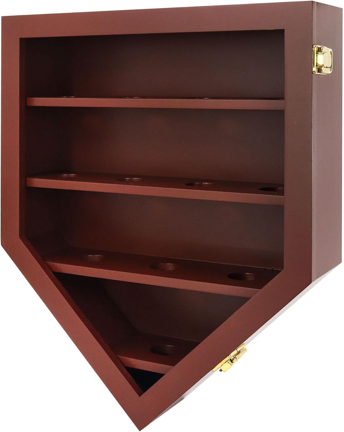 Private Label Baseball Display Case & Shadow Box - Lockable Acrylic Door Wall Mount Cabinet for 12 Baseballs - 13x16 Inch Collectible Display Frame for Enthusiasts (Black) Custom Mold Development
