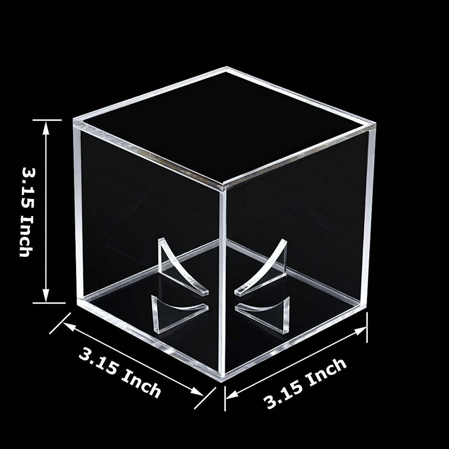 ODM 24PCS Baseball Display Case, UV Protected Acrylic Square Baseball Holder, Clear Cube Autograph Memorabilia Ball Display Cases, Official Size Baseball Display Box Custom Logo Service