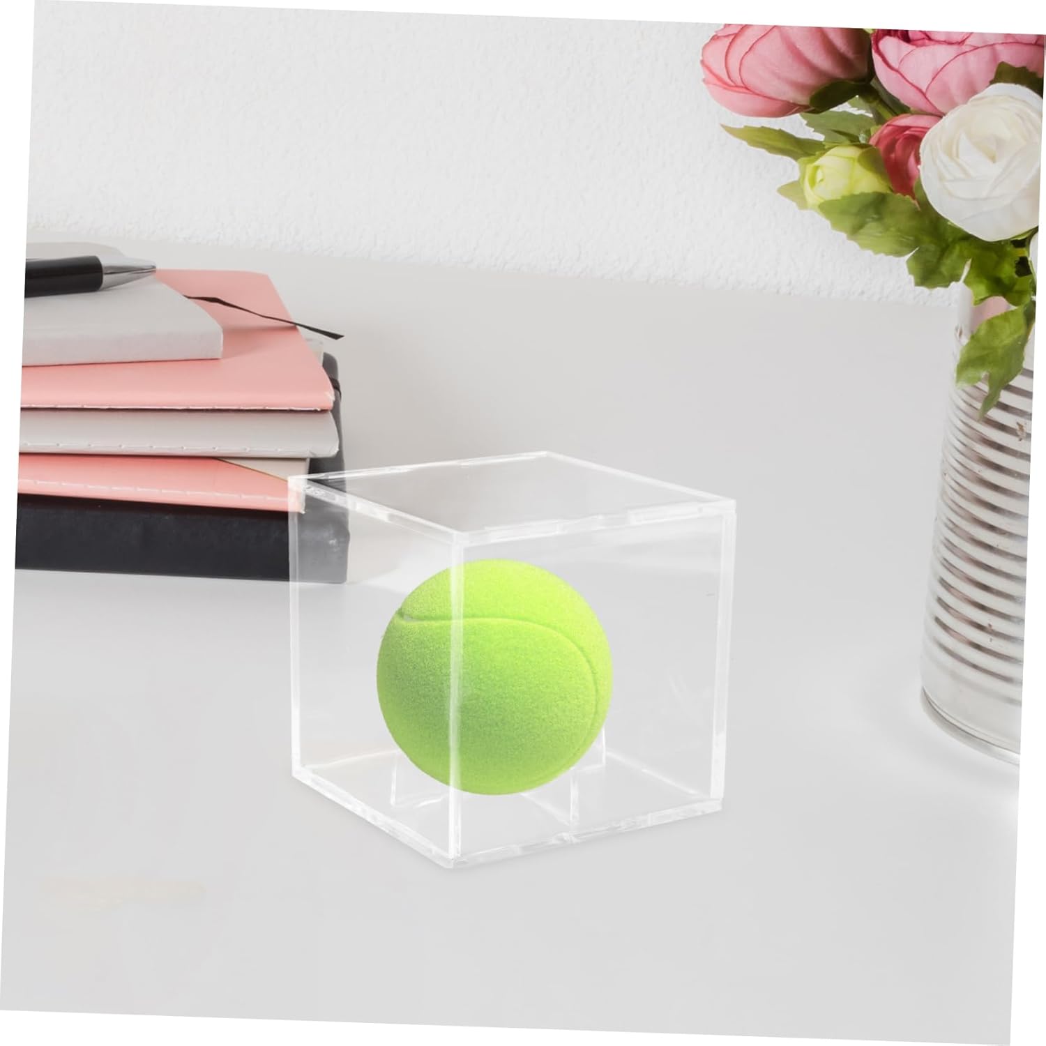 ODM Acrylic Display Case for Baseballs Clear Cube Holder with Compact Design for Organizing and Showcasing Sports Memorabilia Multi Purpose Use for Tennis Softball and More Custom Logo Service