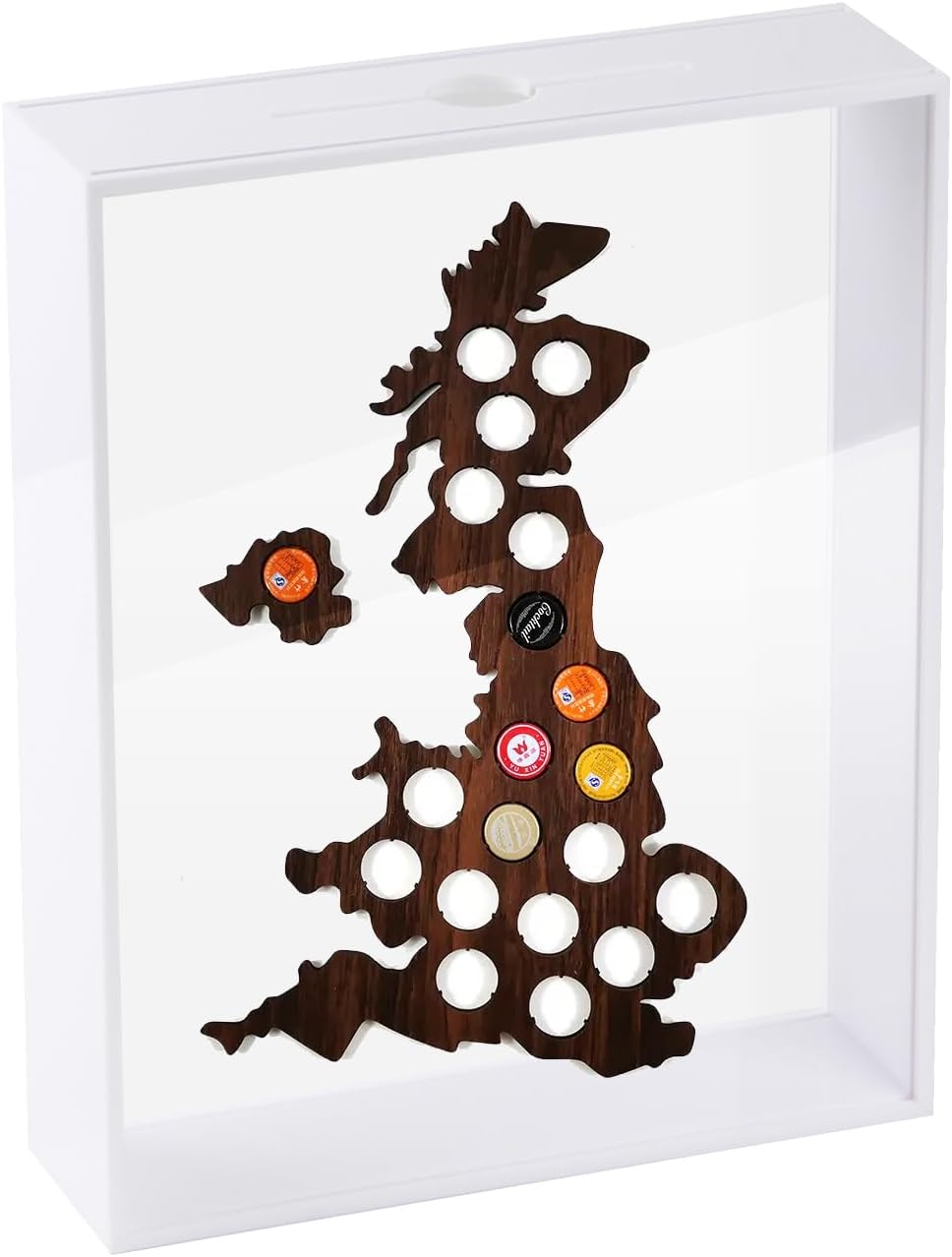 Private Label 8x10 Acrylic Top Loading Shadow Box, Shadow Box Frame, Acrylic DIY Tabletop Display Case, DIY Sweet Gift, Memory Box for Movie Travel Sporting Events Concert Ticket Stubs Drink Beer Caps Wholesale Manufacturer