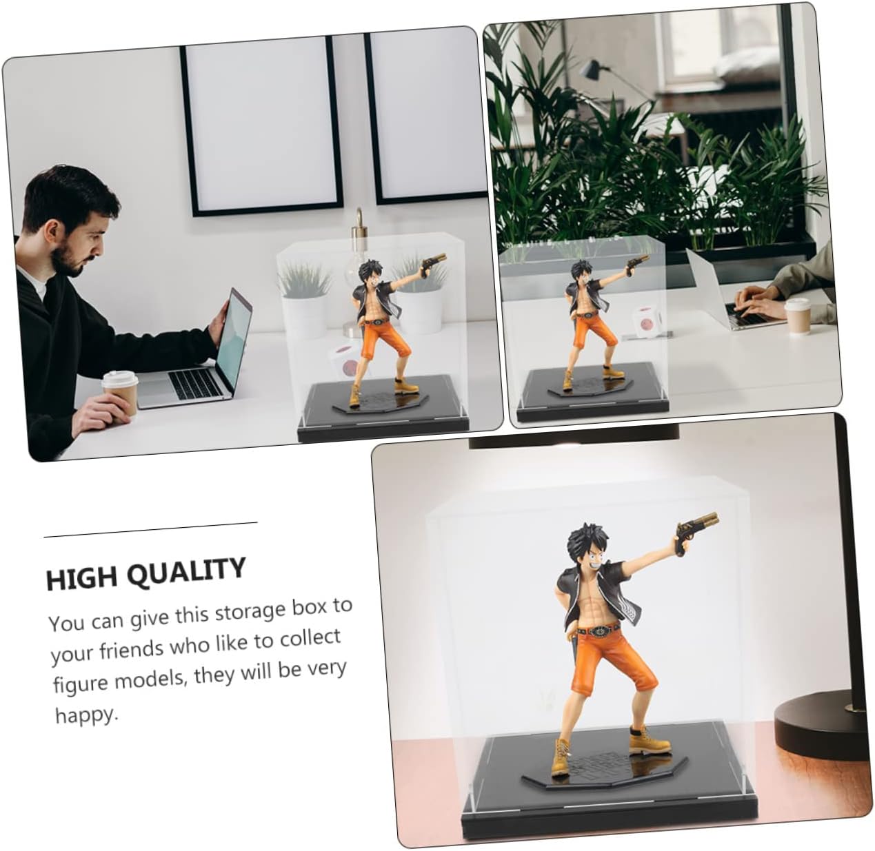 Wholesale OEM ODM YARNOW Clear Acrylic Display Case for Models and Versatile Showcase Organizer for Home Office Shop Prevents Dust for DIY Micro Landscapes and Art Display Factory & Supplier