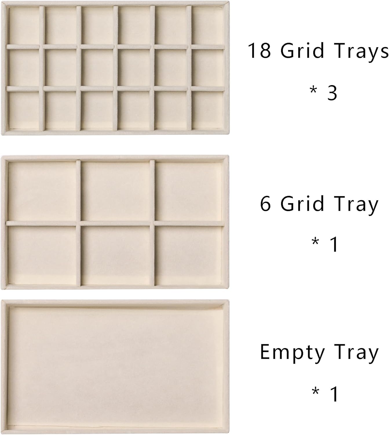 Direct Manufacturer Frebeauty Acrylic Jewelry Organizer Earring Organizer Box with 5 Drawers Earring Holder Organizer with Velvet Trays Clear Jewelry Box for Women Earring Display for Rings Studs(Beige) Low MOQ