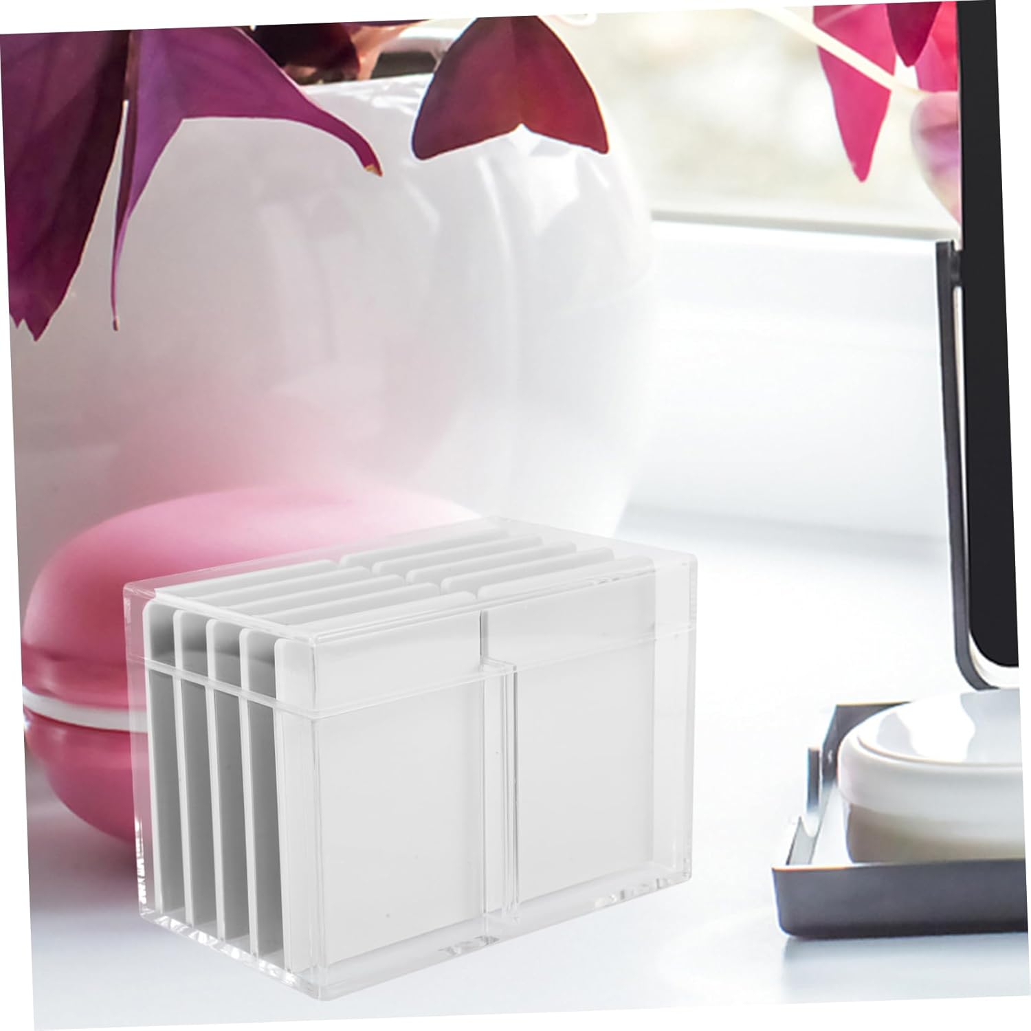 Private Label Acrylic Eyelash Storage Box Multi Organizer for False Eyelashes Durable and Stylish Display Case Travel Friendly Design for Easy Makeup Application Custom Logo Service