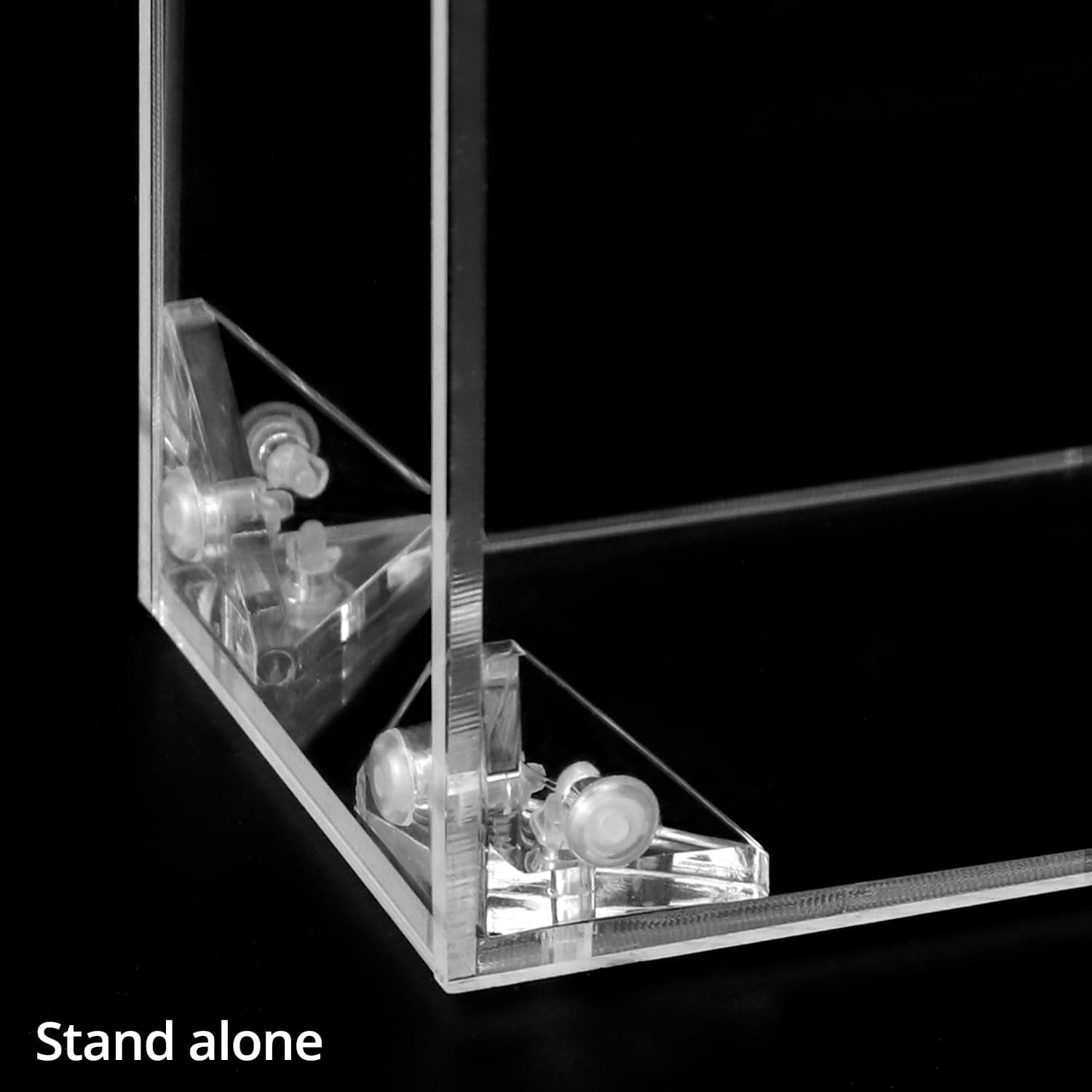 Wholesale OEM ODM QWORK Acrylic Shadow Box Display Case - 11x14 inches Clear Assemble Display Frame for Tabletop or Wall Mount - Perfect for DIY Crafts, Memorabilia, and Keepsakes Factory & Supplier