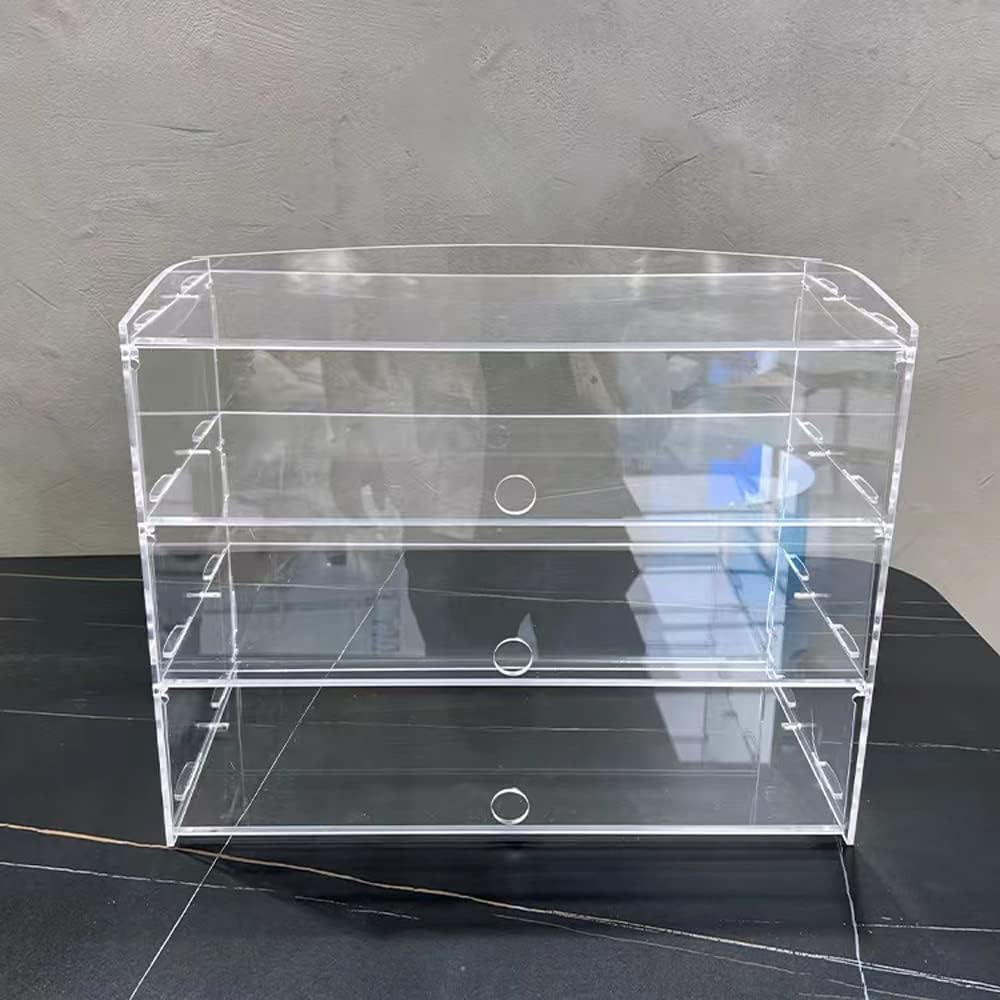 Wholesale OEM ODM Acrylic Pastry Display Case Bakery Countertop Display Case Retail Display Counter Clear Shelf Factory & Supplier