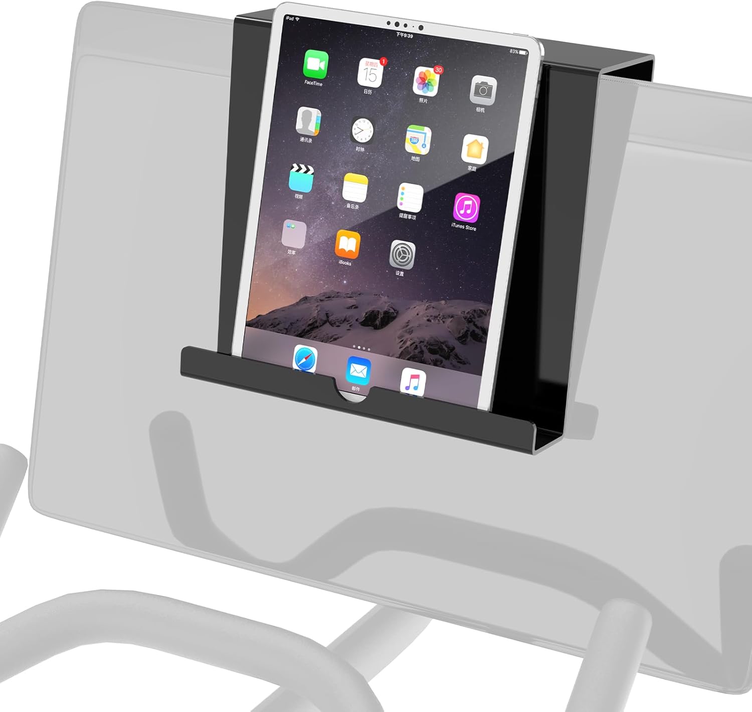 Private Label Treadmill Tablet Holder, Exercise Bike Reading Stand, Acrylic Book Holder, Clear Acrylic Stand for Tablet, Magazines and Books, Black（8.5 x 9.5 x 3.3 Inches） OEM Wholesale Manufacturer