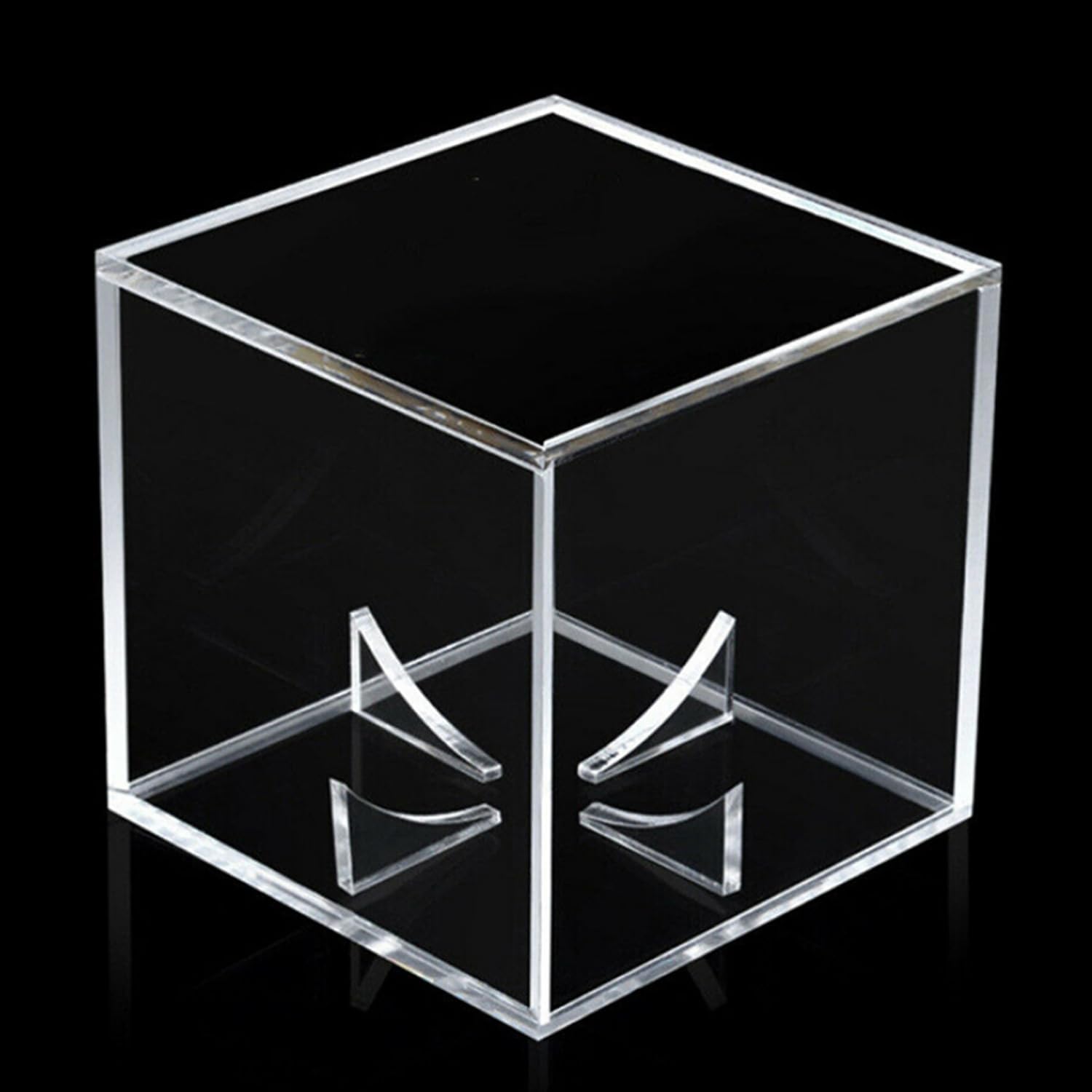 ODM Acrylic Baseball Case for Display, UV Protected Baseball Display Cube, Autographed Baseball Clear Display Case, Baseball Display Case for Memorabilia Baseball (1 PC) Custom Logo Service