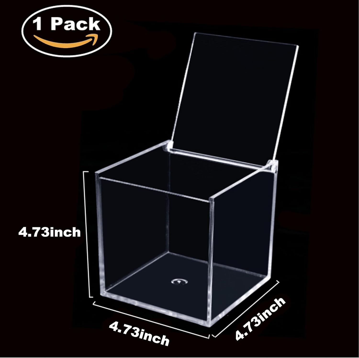 Private Label KissYou Acrylic Box with Lid Coffee Pod Holder Organizers Storage Contanier Clear Box for House and Office Transparent Case Custom Logo Service