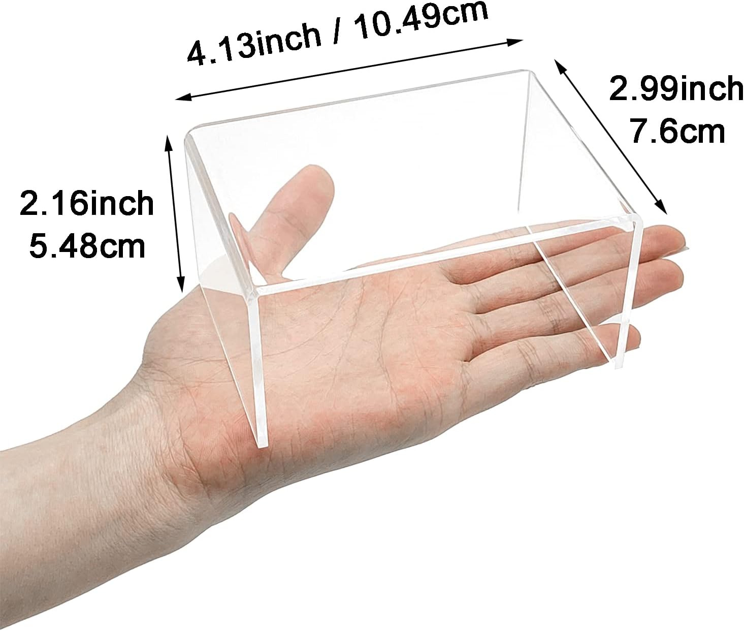 Private Label 2 Sets Acrylic Display Risers(3",4",5") Clear Product Stand,Cupcakes Holder Dessert Transparent Showcase Stands, Candy Bar Risers, Lifts for Figures OEM Wholesale Manufacturer