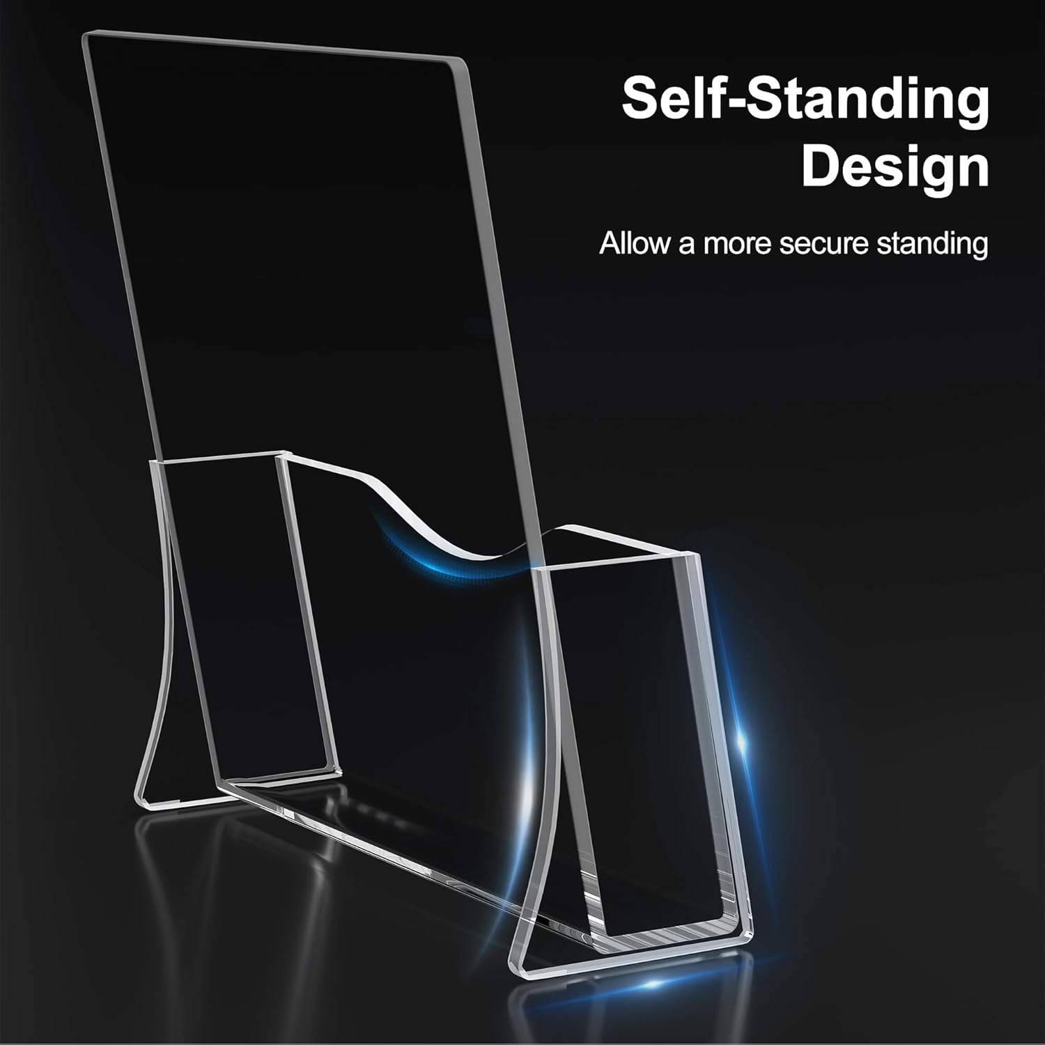Wholesale Acrylic Brochure Holder, 8.5 x 11 inches Clear Acrylic Literature Holder Plastic Flyer Display Stand (2 Pack) China Factory Bulk Supply