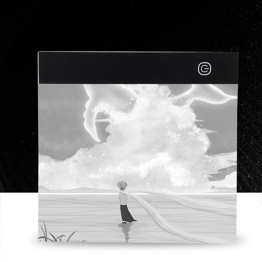 Private Label A5 Size LED Tracing Light Box Board Drawing Copy Pad Table+USB Cable Drawing Streaming Sketching Animation Stenciling for Stenciling, 2D Animation, Calligraphy Ecommerce Ready Product