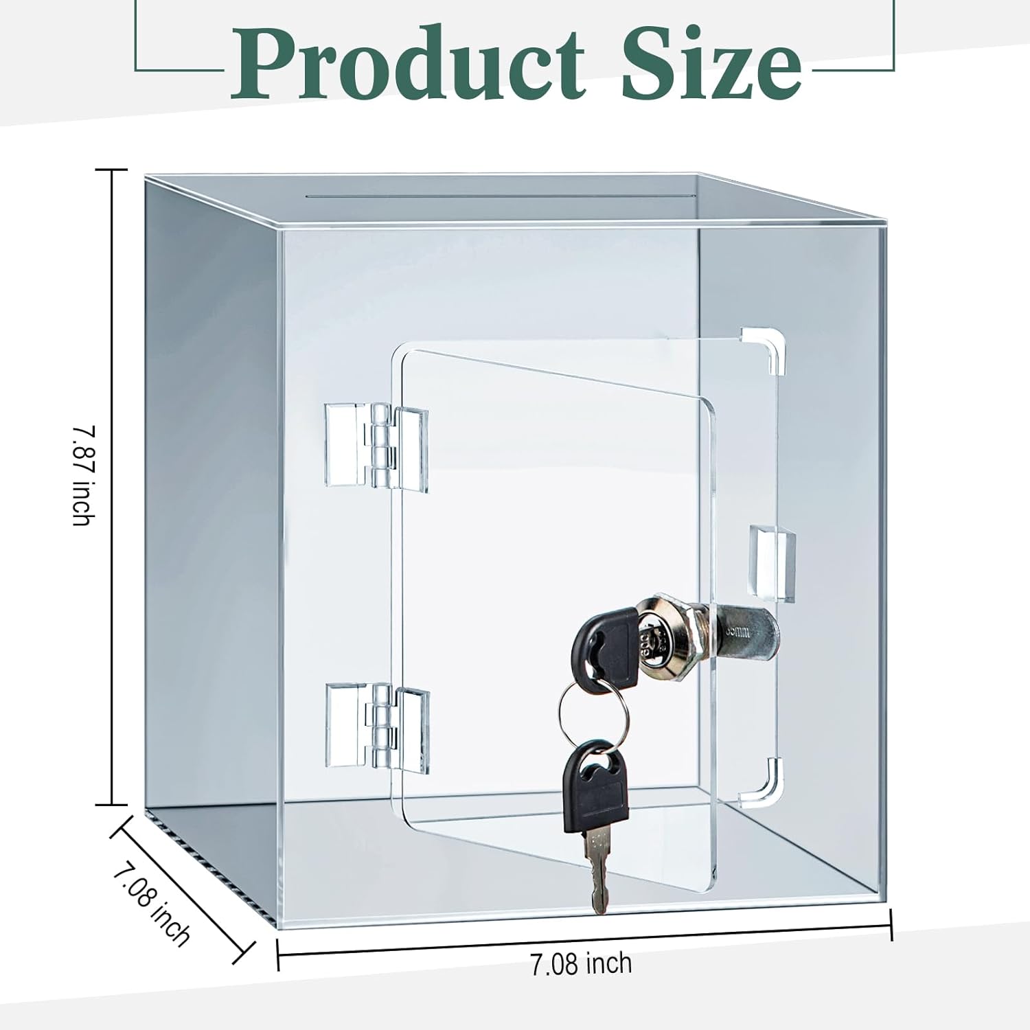 Private Label Medicine Lockable Storage Box Refrigerator Lockable Pill Storage Container with Key Acrylic Phone Locker Tablet Locker Holder Cabinet Pill Case Medical Organizer Bin(Black) Custom Mold Development