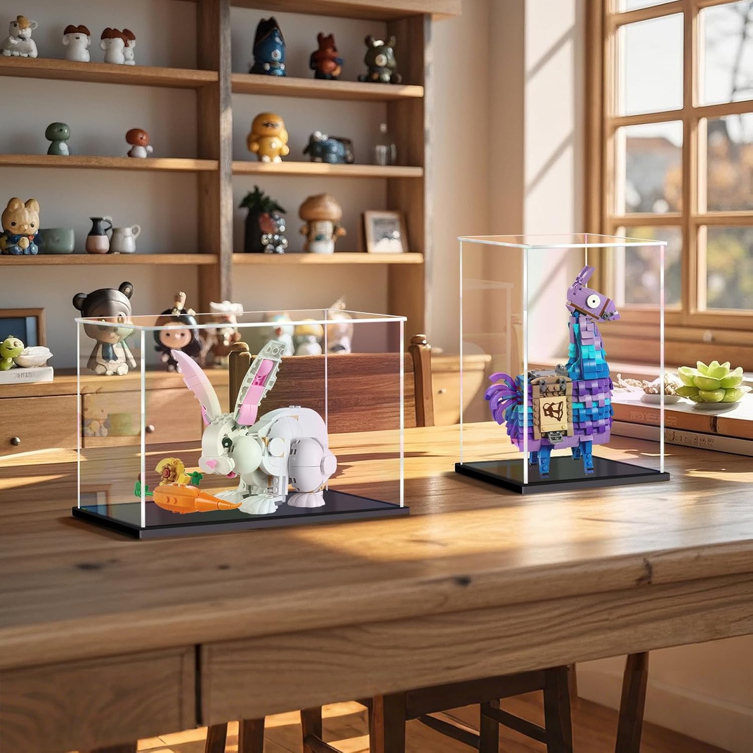 Wholesale OEM ODM Thickened Clear Acrylic Display Case for Lego Assemble Collectibles Acrylic Box Alternative Protective Display Case for Action Figures Home Hobby Toys (14x10x6 inch; 35x25x15 cm) Factory & Supplier