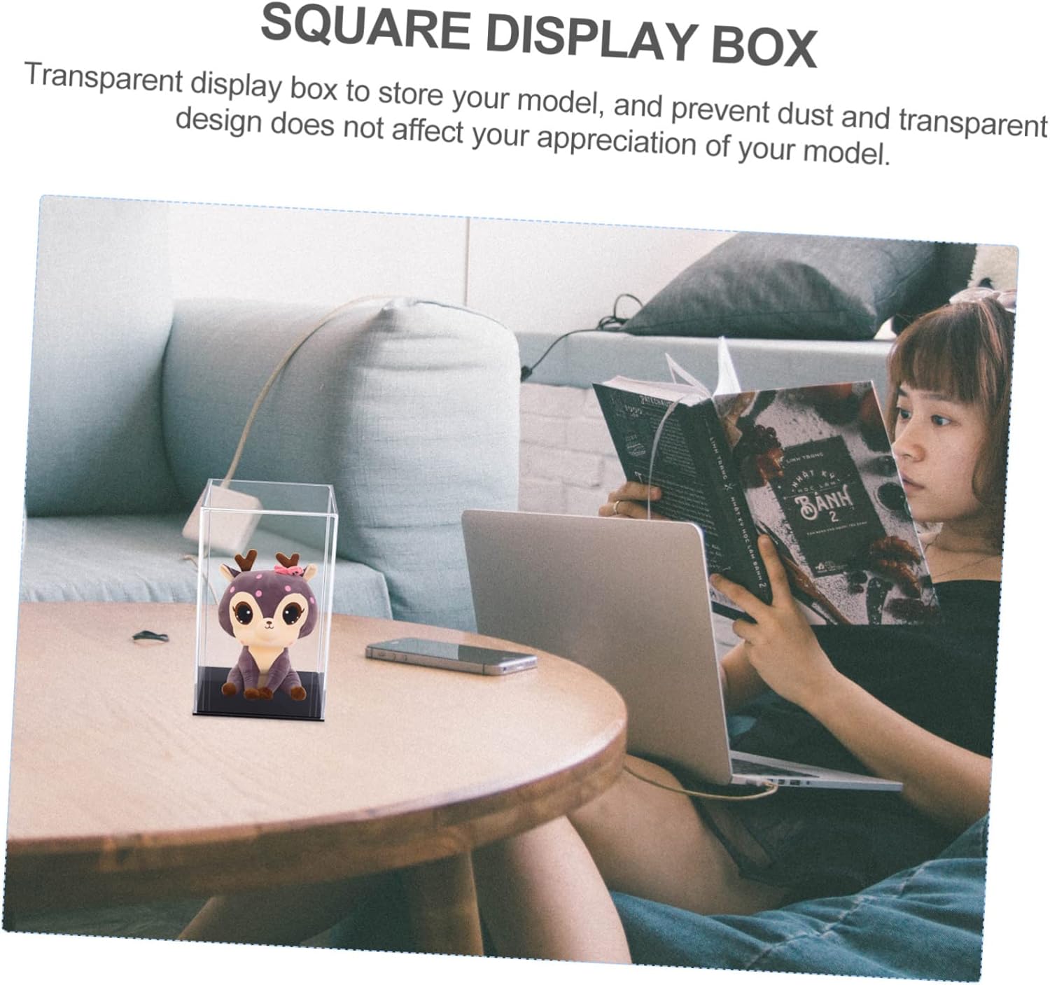 Wholesale OEM ODM 1pc Transparent Acrylic Display Case for Collectibles Vertical Model Storage Box Sturdy Design for DIY Micro Landscapes Art Display Factory & Supplier