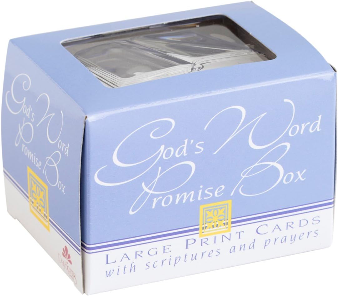 ODM DaySpring - God's Word Promise Box: Prayers and Promises (King James Version) - Large Print Cards with Scriptures and Prayers (T9656) 3 3/4" x 2 1/2" x 2 3/4" Custom Mold Development