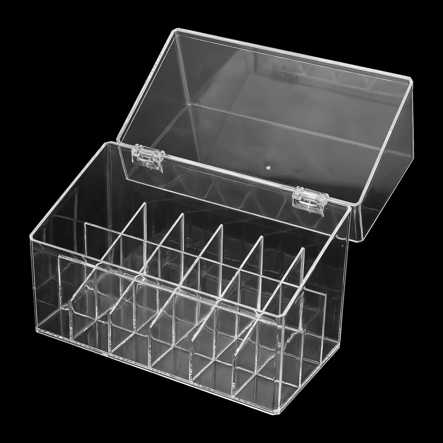 Private Label ATOMUS Lipstick Holder Display Case, 18 Slots Lipstick Organizer Storage with Dust Cover Transparent Acrylic Cosmetic Makeup Lipgloss Rack Holder Custom Logo Service