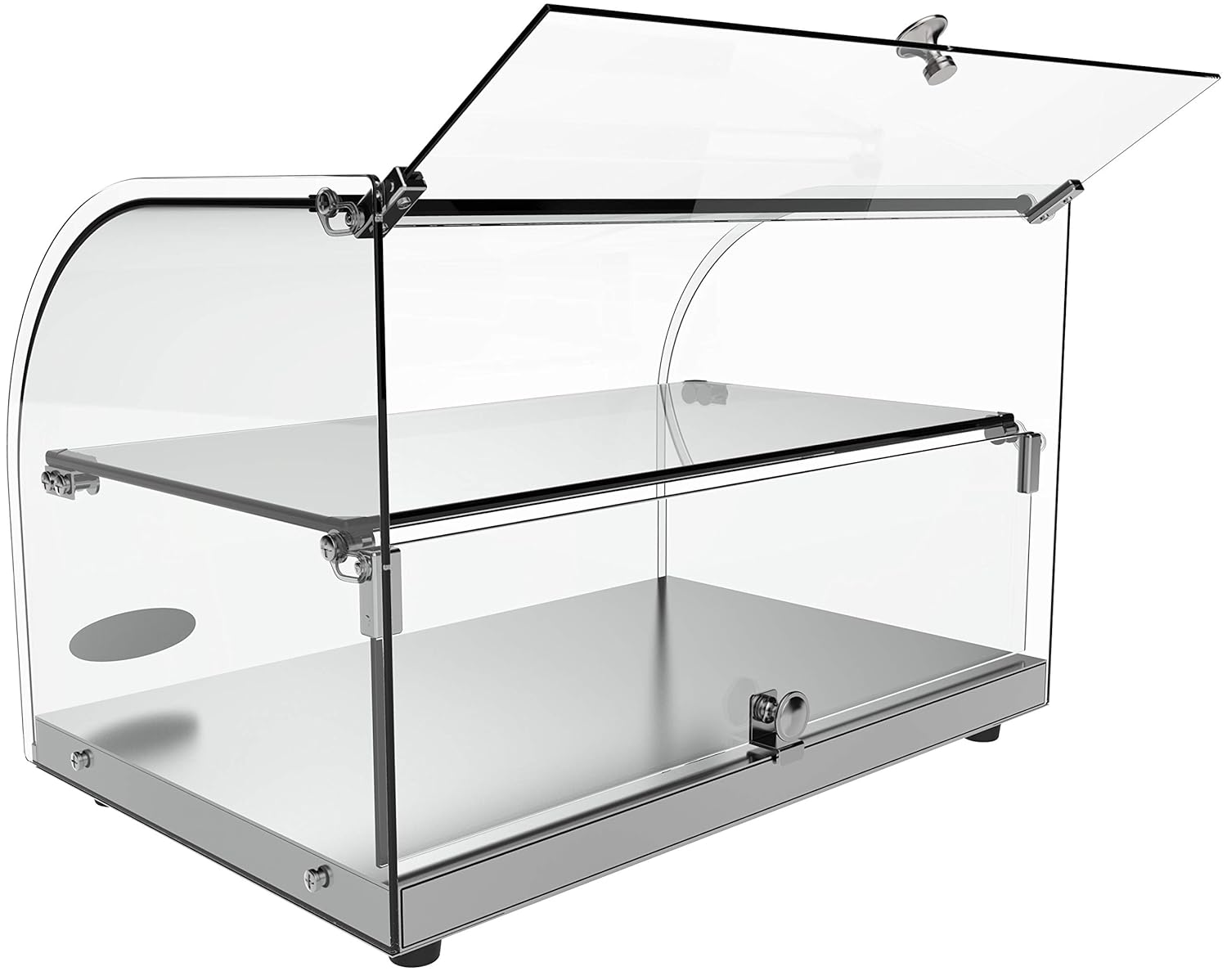 Wholesale OEM ODM KoolMore - DC-2C 22" Commercial Countertop Bakery Display Case with Front Curved Glass and Rear Door - 1.5 cu. ft. Factory & Supplier