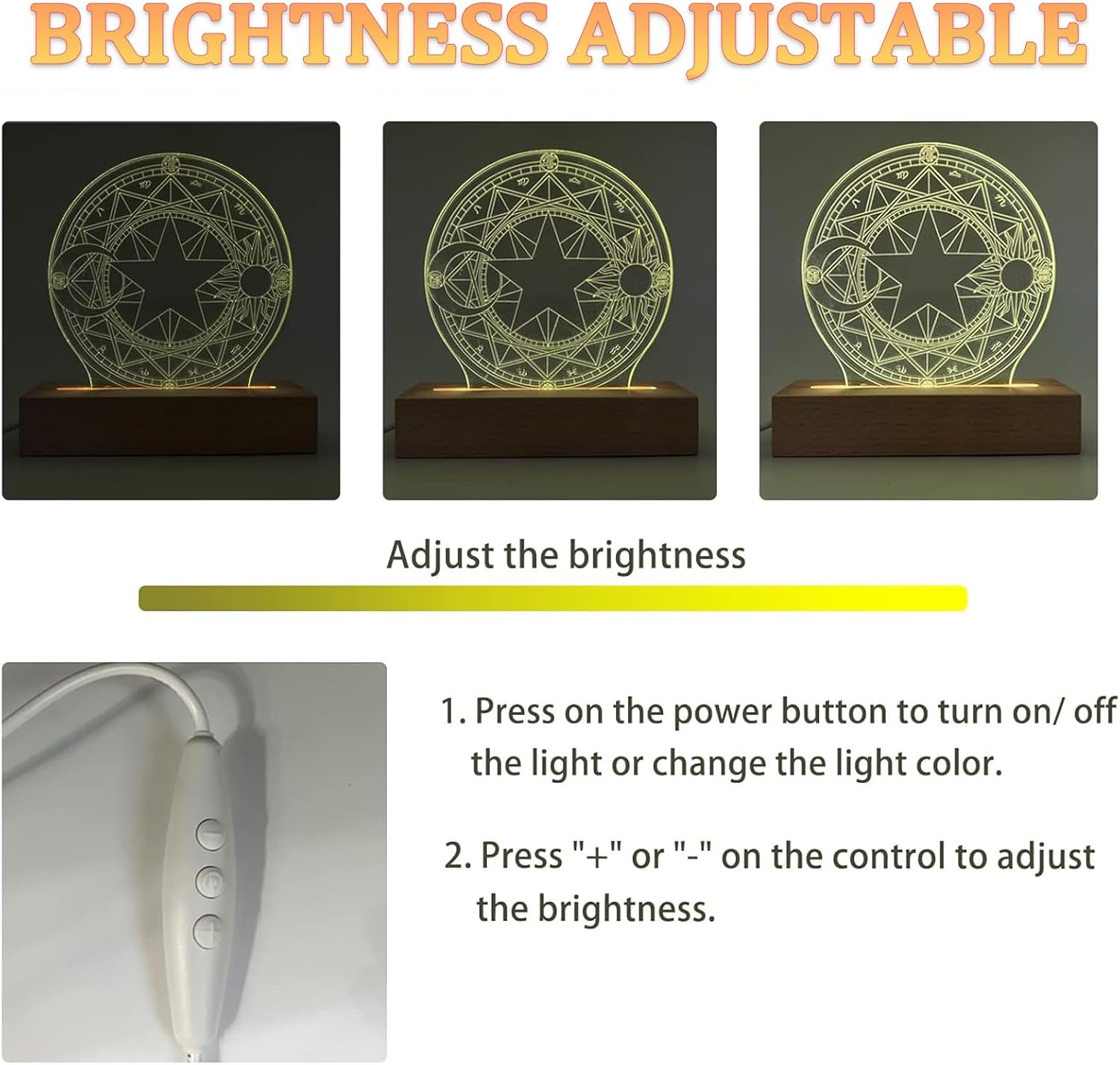 Private Label 2PCS 11.81 Inch Rectangle Display Pedestal, Led Lights Display Base, Wooden Lighted Base Stand for Acrylic and Plexiglass, Night LED Light Lamp Base with USB Switch (11.81 inch - Colorful) OEM Wholesale Manufacturer