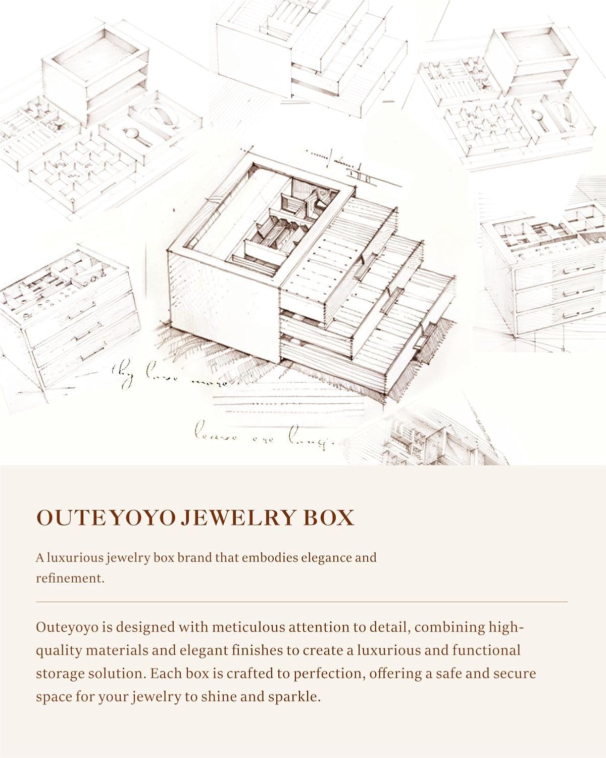 Direct Manufacturer Jewelry Box for Women, 3-Layer Drawer Jewelry Organizer with Clear lid, Large Jewelry Boxes Accessory for Necklaces, Rings, Earrings, Bracelets Storage, Mothers Day Gifts for Mom, Cloud White Low MOQ