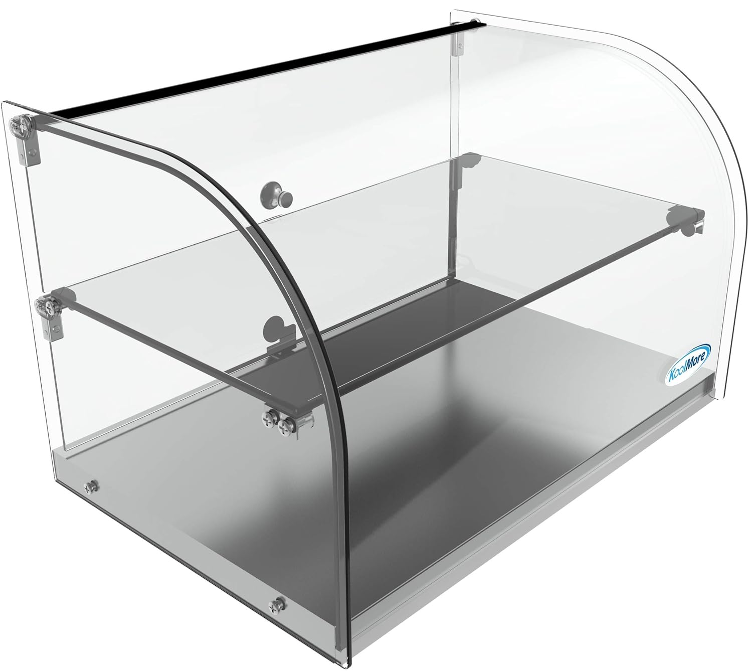 Wholesale OEM ODM KoolMore - DC-2C 22" Commercial Countertop Bakery Display Case with Front Curved Glass and Rear Door - 1.5 cu. ft. Factory & Supplier