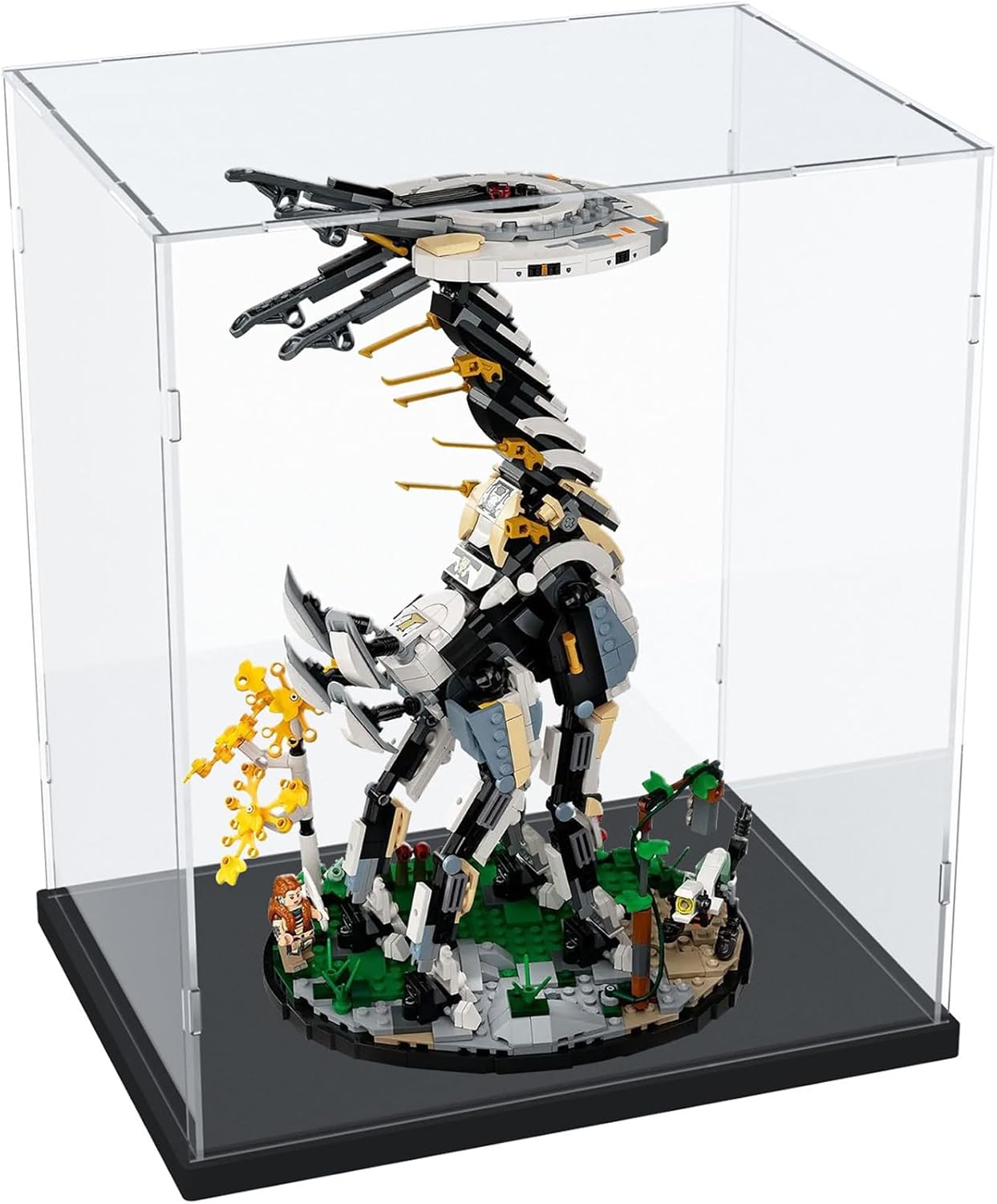ODM DuvinDD Assemble Acrylic Display Case for Collectibles Countertop Clear Lego Display Box Dustproof Protective Acrylic Boxes for Display Action Figure Toys Showcase with Thick Base (13.7x9.8x15.7inch) Custom Logo Service