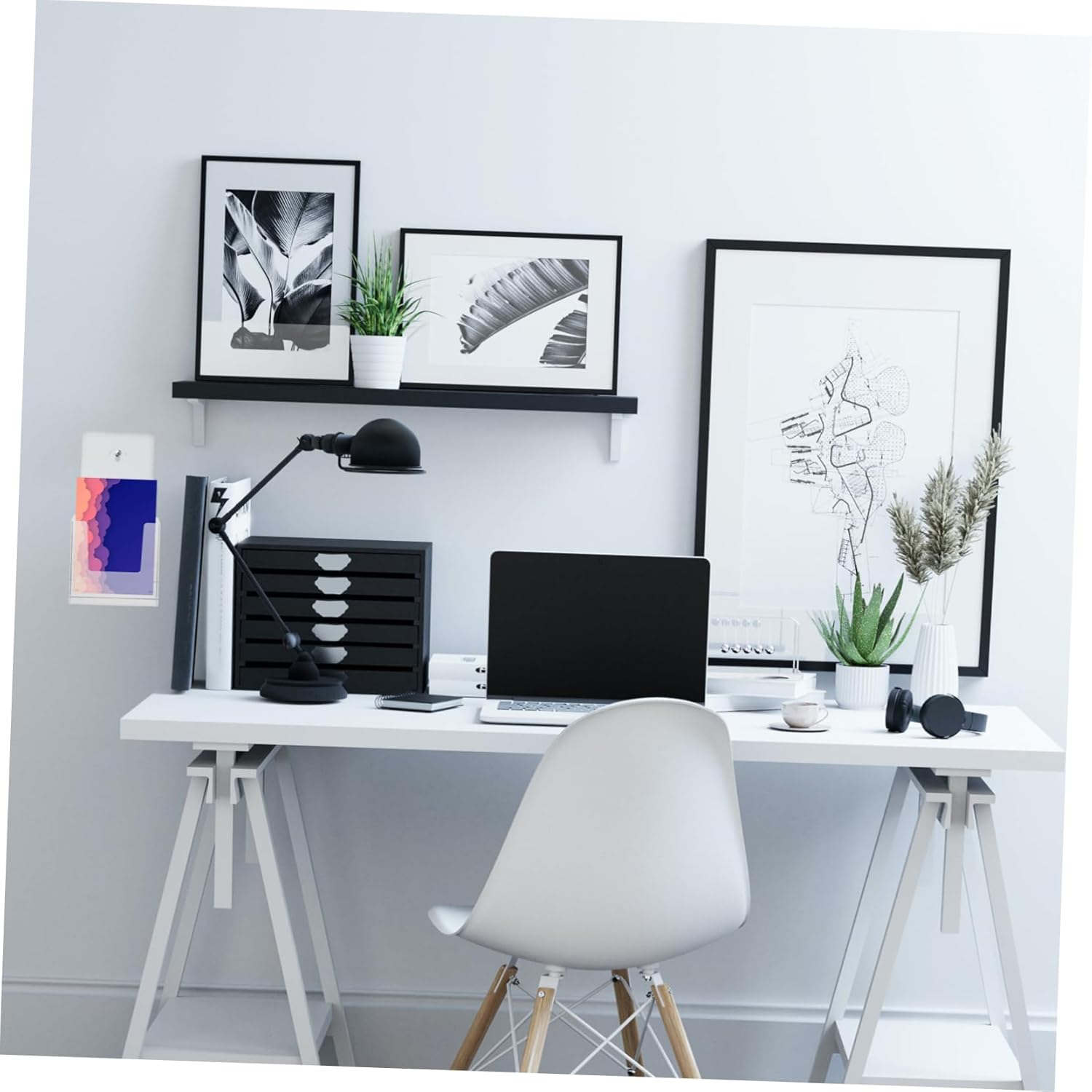 Wholesale KICHOUSE Acrylic Brochure Holder Stand Multi Desktop Organizer for Office Pamphlet Display Stand for Easy Access to Important Documents and Catalogs China Factory Bulk Supply
