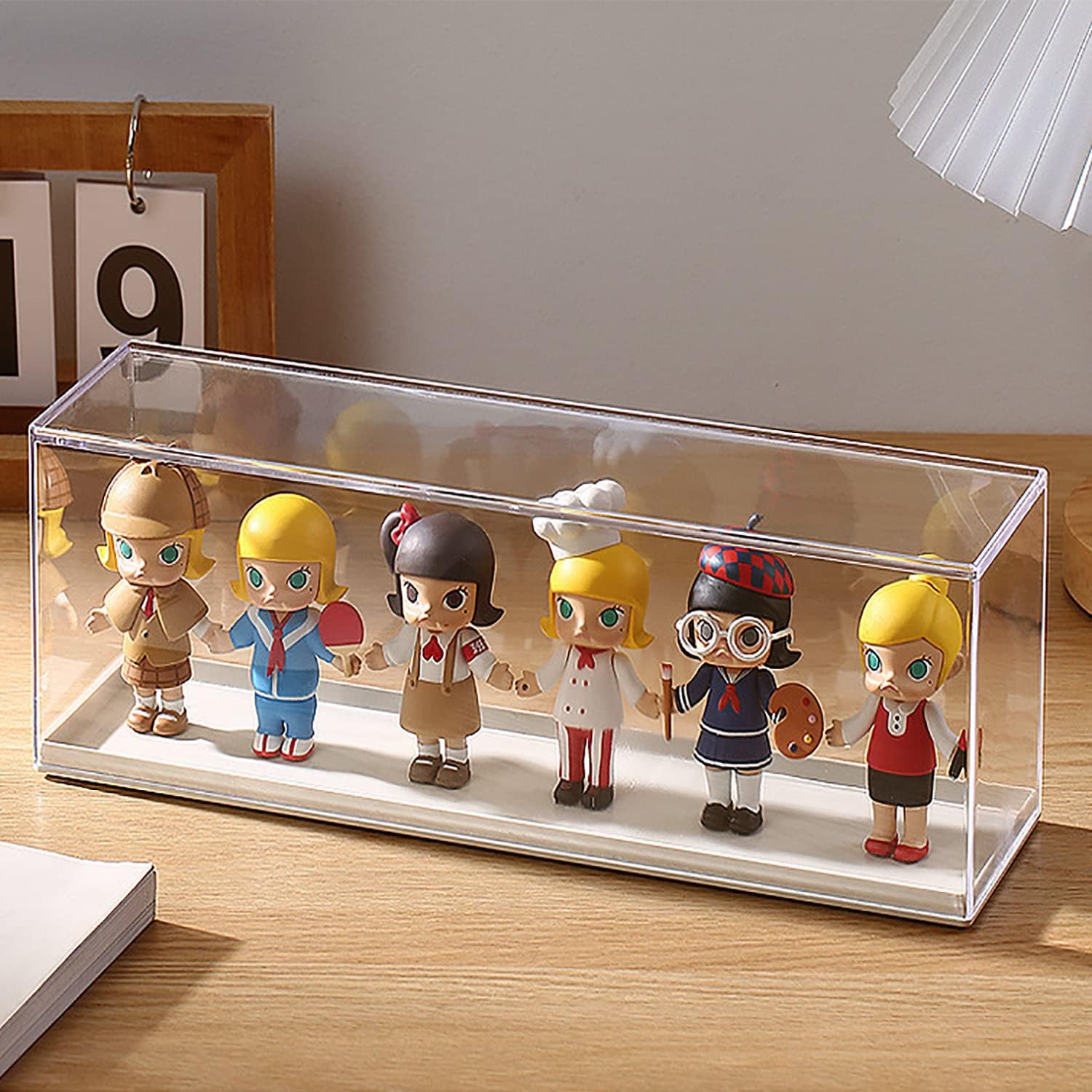 Wholesale OEM ODM Clear Acrylic Display Case for Mini Funko Pop Figures,Desktop Storage Cabinet Organizer for Doll Toy Collectibles, Action Figures, Mini Figurines Dustproof Protection（11.8" L x 3.07" W x 4.13" H Factory & Supplier