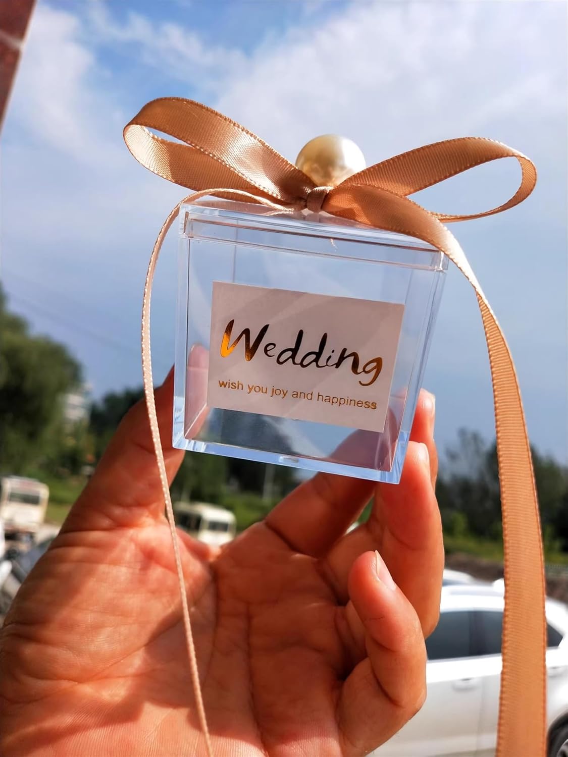 Private Label Small Acrylic Box 4 Packs Clear Boxes with Lid Acrylic Square Cube for Display Jewelry Storage Boxes Party Decorative Box Wholesale Manufacturer