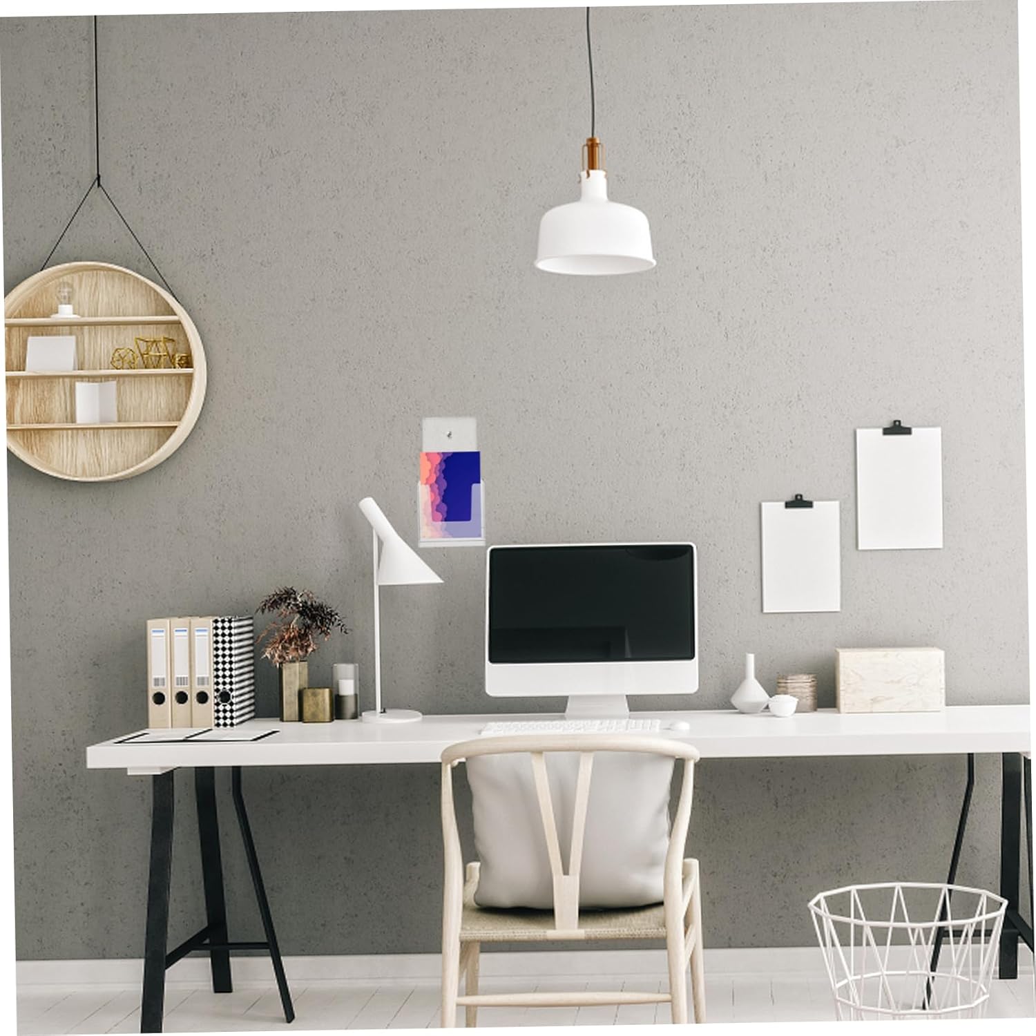 Wholesale KICHOUSE Acrylic Brochure Holder Stand Multi Desktop Organizer for Office Pamphlet Display Stand for Easy Access to Important Documents and Catalogs China Factory Bulk Supply
