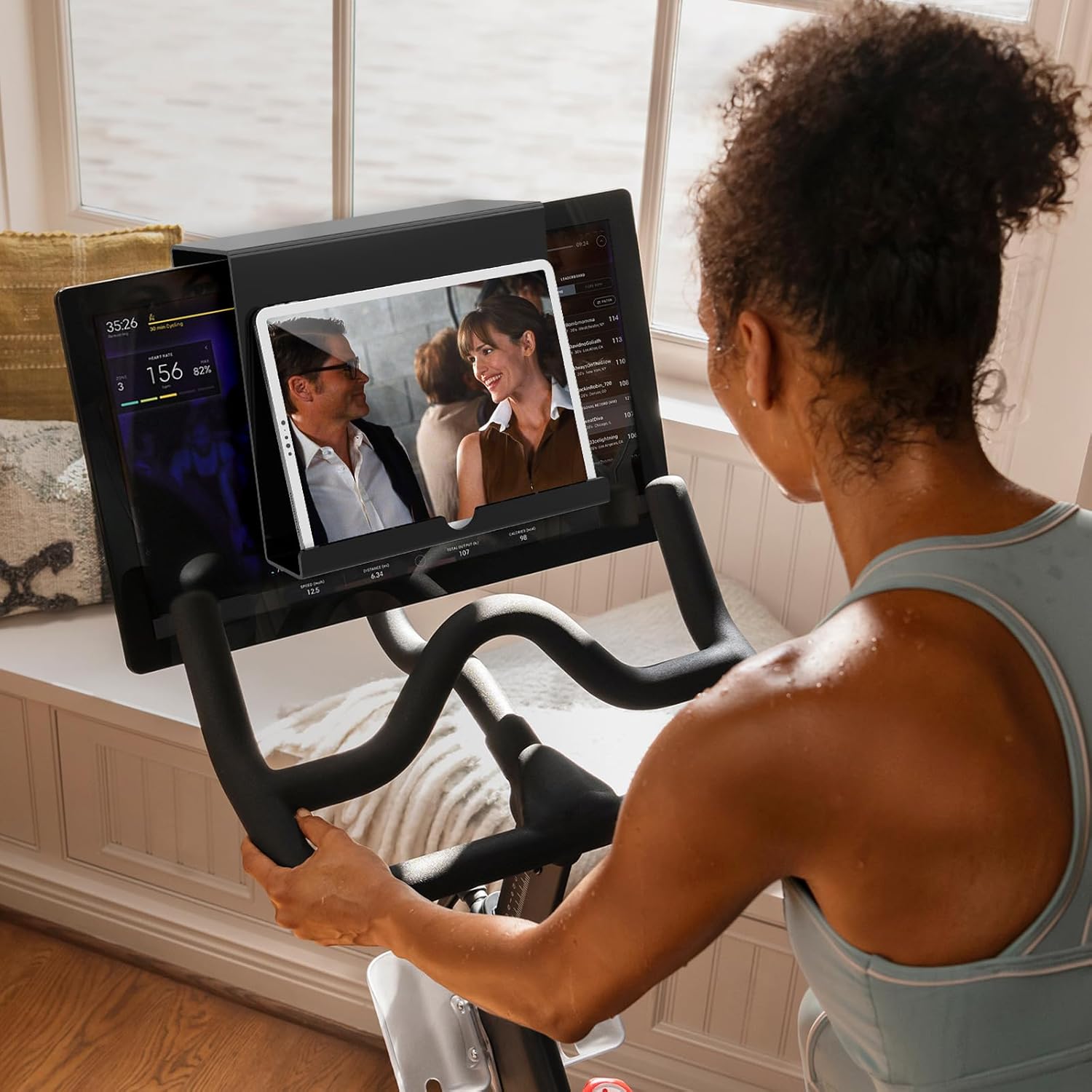 Private Label Treadmill Tablet Holder, Exercise Bike Reading Stand, Acrylic Book Holder, Clear Acrylic Stand for Tablet, Magazines and Books, Black（8.5 x 9.5 x 3.3 Inches） OEM Wholesale Manufacturer