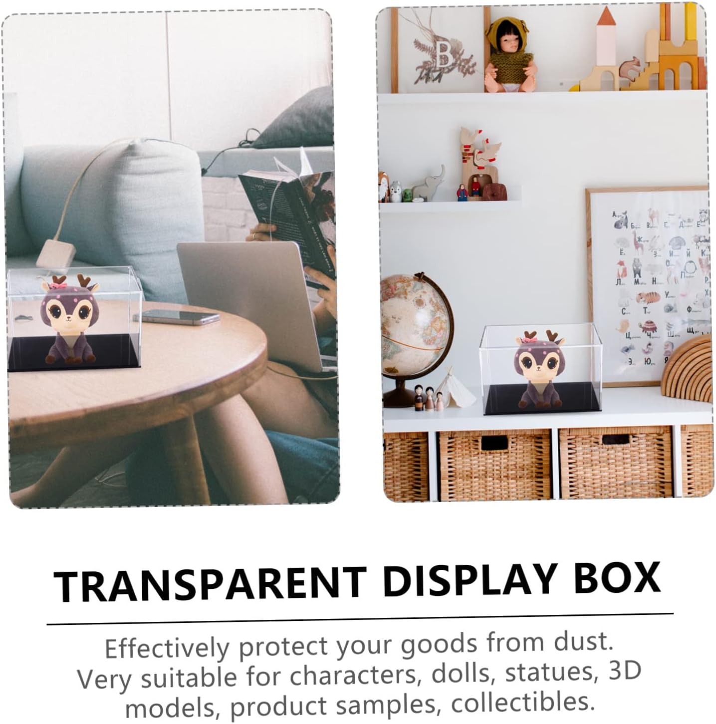 Wholesale OEM ODM Yardwe 1pc Transparent Acrylic Display Case Box for Models Trinkets Easy Access Storage for Collectibles Dust Simple Assembly Versatile Use Factory & Supplier