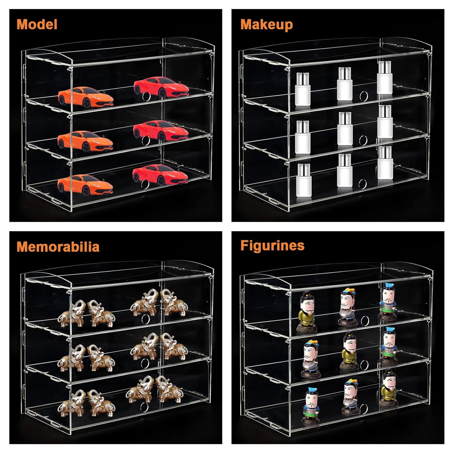 Wholesale OEM ODM Acrylic Display Case Bakery Pastry Display Case Retail Display Counter Cases Acrylic Display Shelf Donut Cookie Display Cabinet Plastic Case Factory & Supplier
