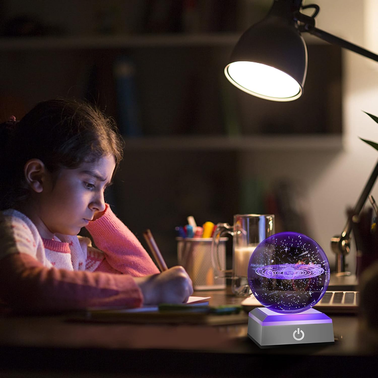 Private Label hochance LED Colorful Light Change Base,Touch Switch Display Pedestals Multicolor Show for 3D Crystal Glass Acrylic or Transparent&Translucent Materials (2.7 inches,Square Stand with Concave Surface) OEM Wholesale Manufacturer