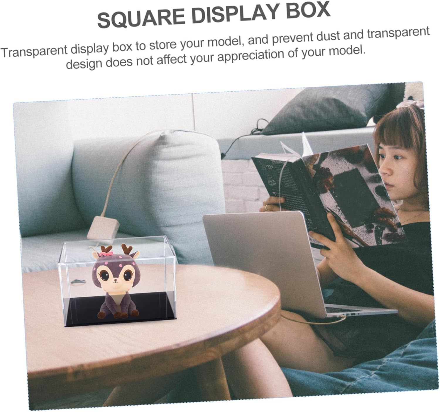 Wholesale OEM ODM Yardwe 1pc Transparent Acrylic Display Case Box for Models Trinkets Easy Access Storage for Collectibles Dust Simple Assembly Versatile Use Factory & Supplier