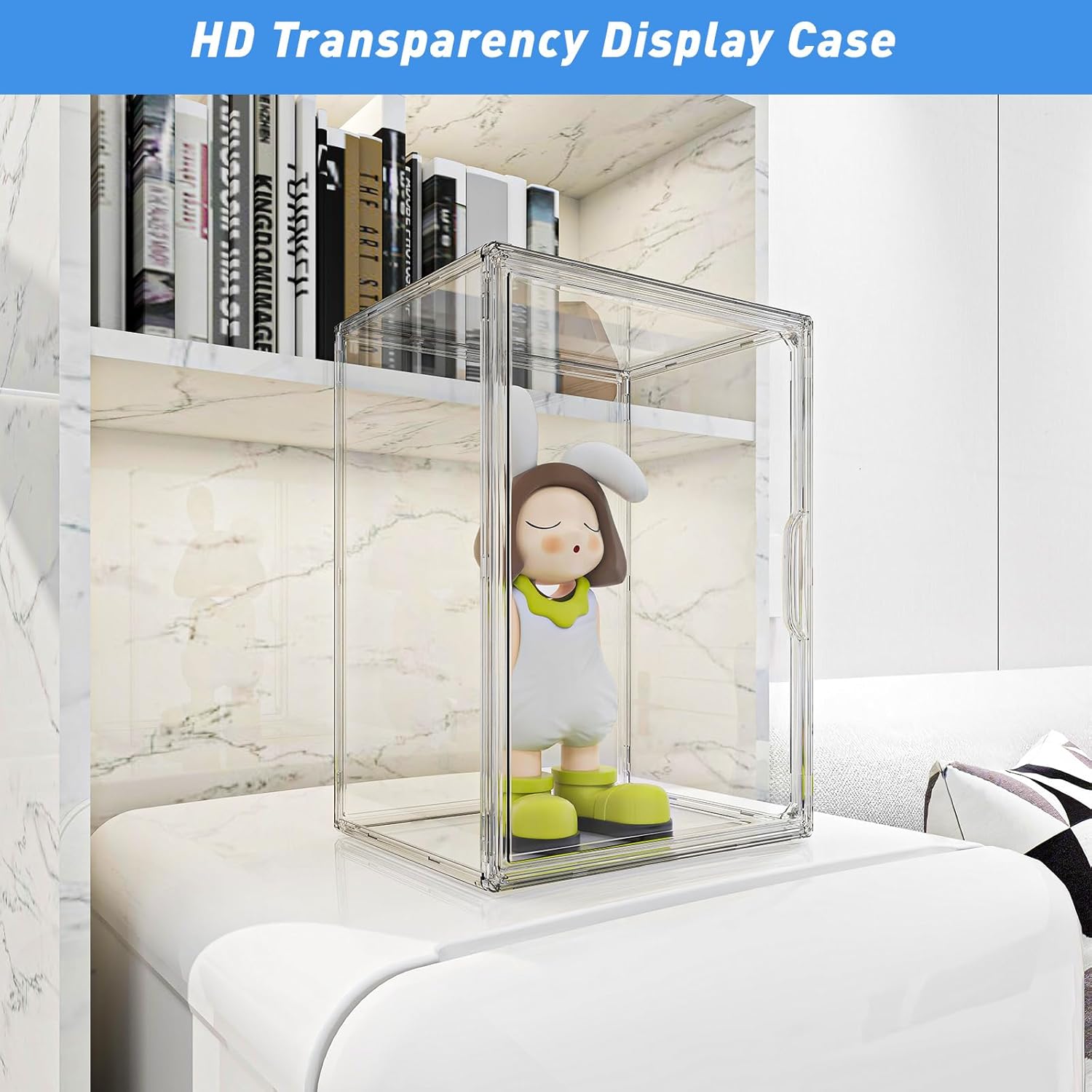 Wholesale OEM ODM KSacry 3PCS Acrylic Display Case, Display Cases for Collectibles, Purse Storage Organizer, Clear Acrylic Display Boxes with Lid for Handbags, Shoes, Collectibles, Cosmetic and Toys Factory & Supplier
