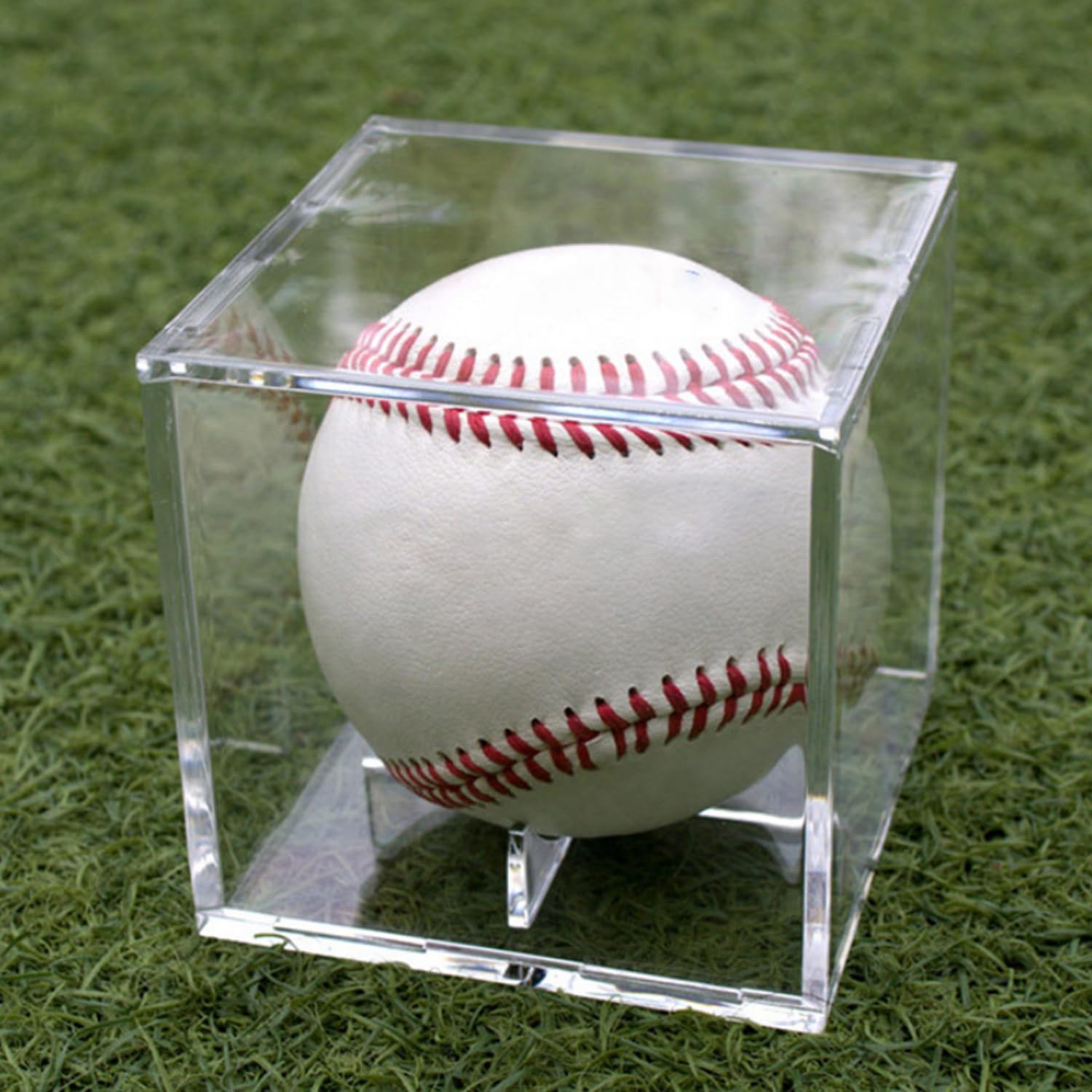 ODM Acrylic Baseball Case for Display, UV Protected Baseball Display Cube, Autographed Baseball Clear Display Case, Baseball Display Case for Memorabilia Baseball (1 PC) Custom Logo Service