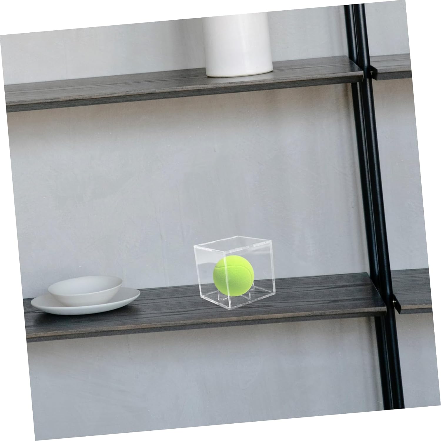 ODM Acrylic Display Case for Baseballs Clear Cube Holder with Compact Design for Organizing and Showcasing Sports Memorabilia Multi Purpose Use for Tennis Softball and More Custom Logo Service