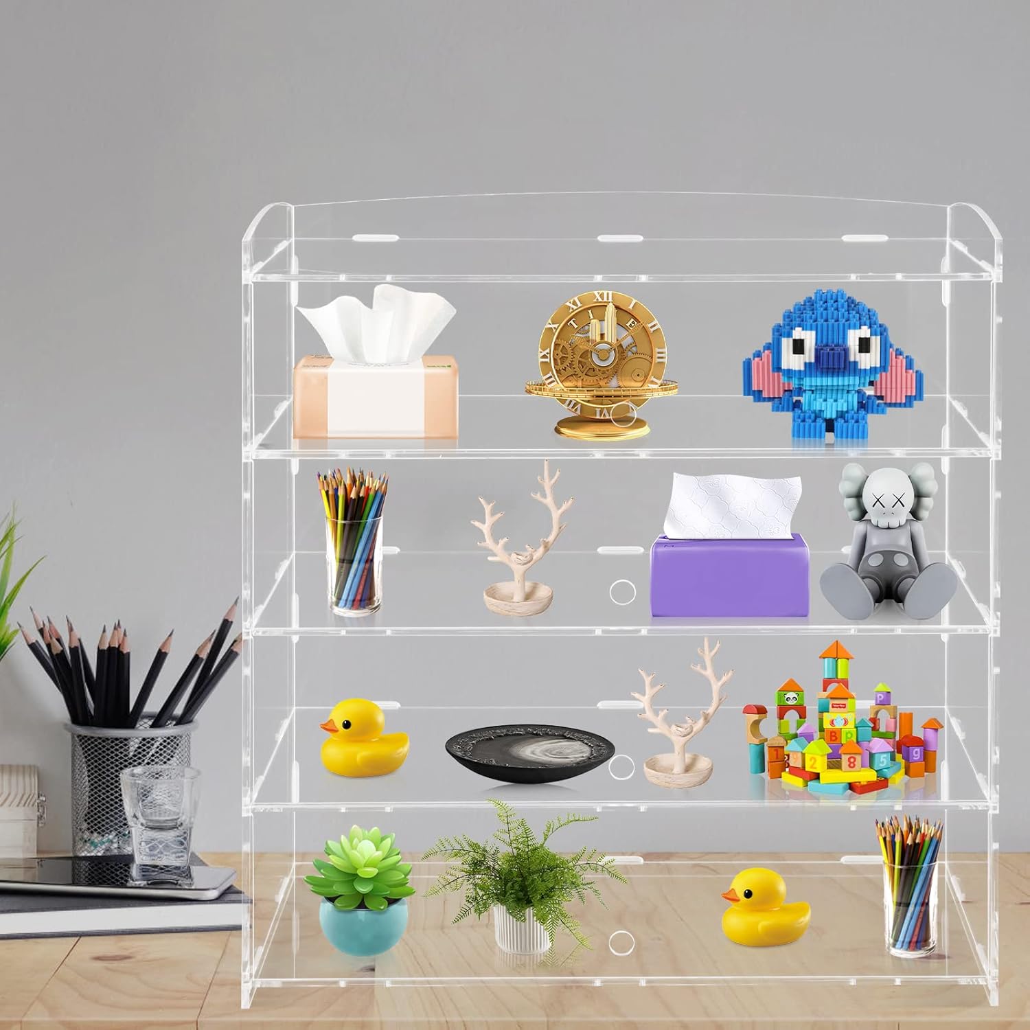 Wholesale OEM ODM Undercat Acrylic Display Case Retail Display Counter Cases Acrylic Bakery Pastry Display Shelf Donut Cookie Display Cabinet Case Factory & Supplier