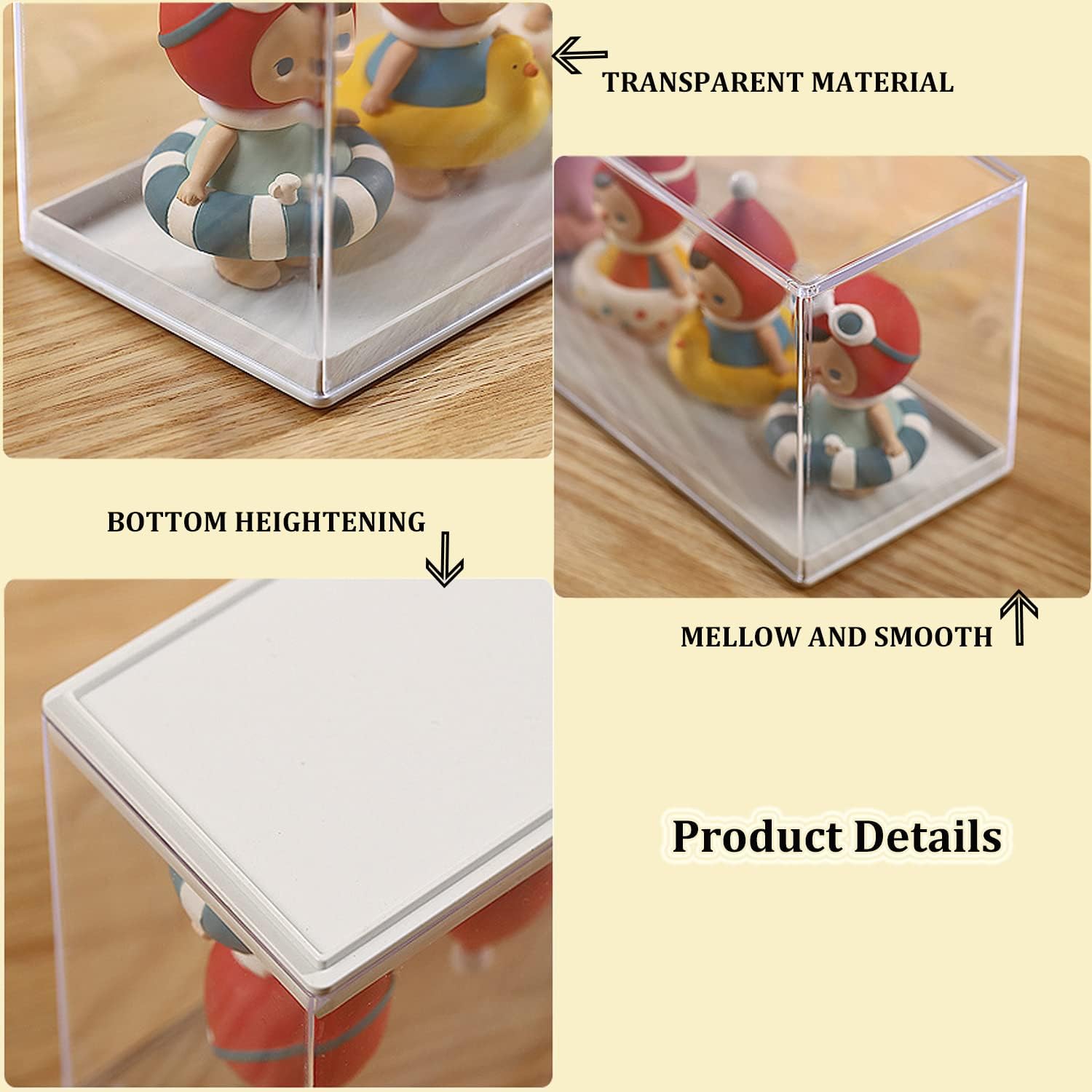 Wholesale OEM ODM Clear Acrylic Display Case for Mini Funko Pop Figures,Desktop Storage Cabinet Organizer for Doll Toy Collectibles, Action Figures, Mini Figurines Dustproof Protection（11.8" L x 3.07" W x 4.13" H Factory & Supplier