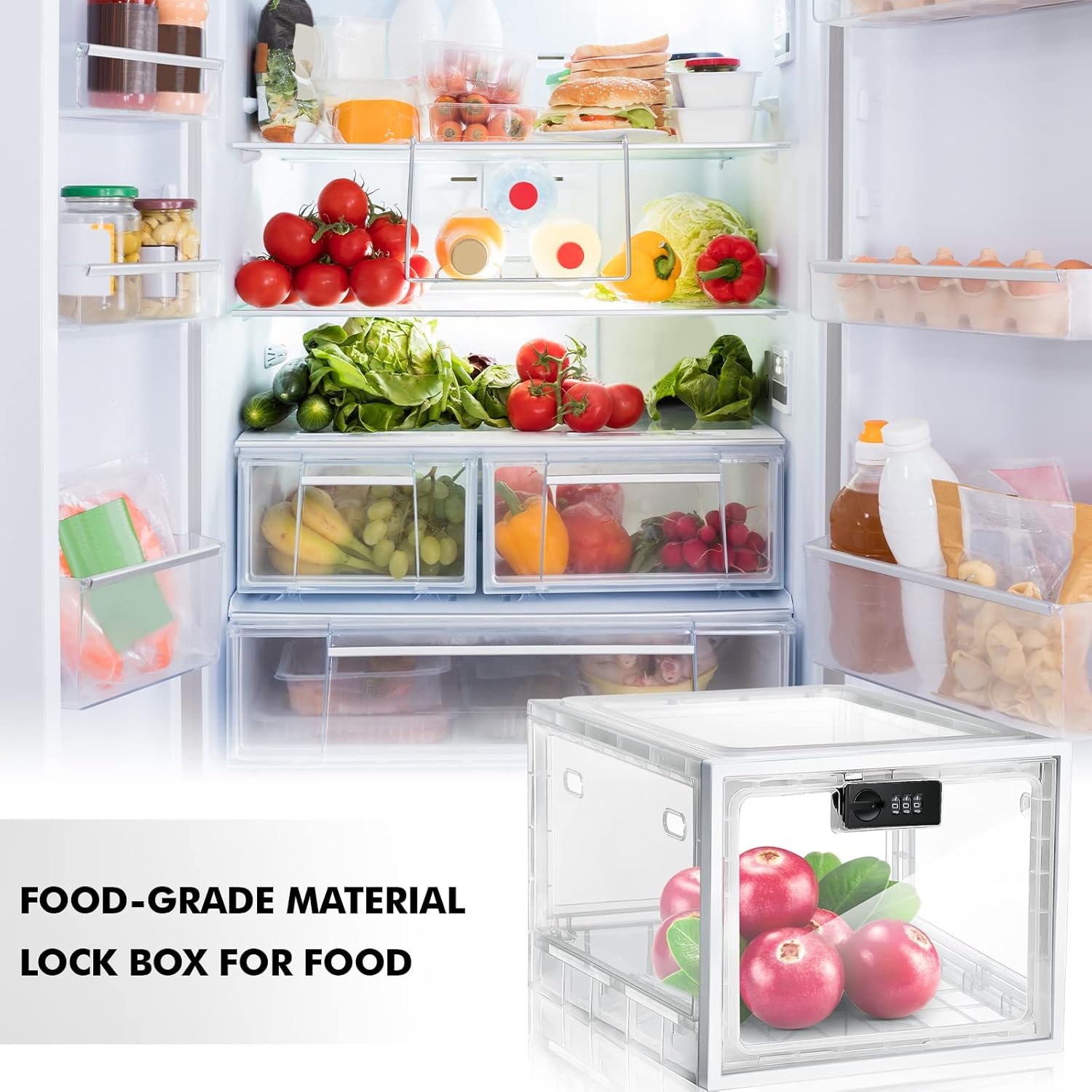 Private Label Yalikop Large Medicine Storage Box Lockable Organizer First Aid with Code for Safe Medication, Snack Food and Home Safety (White) Custom Mold Development