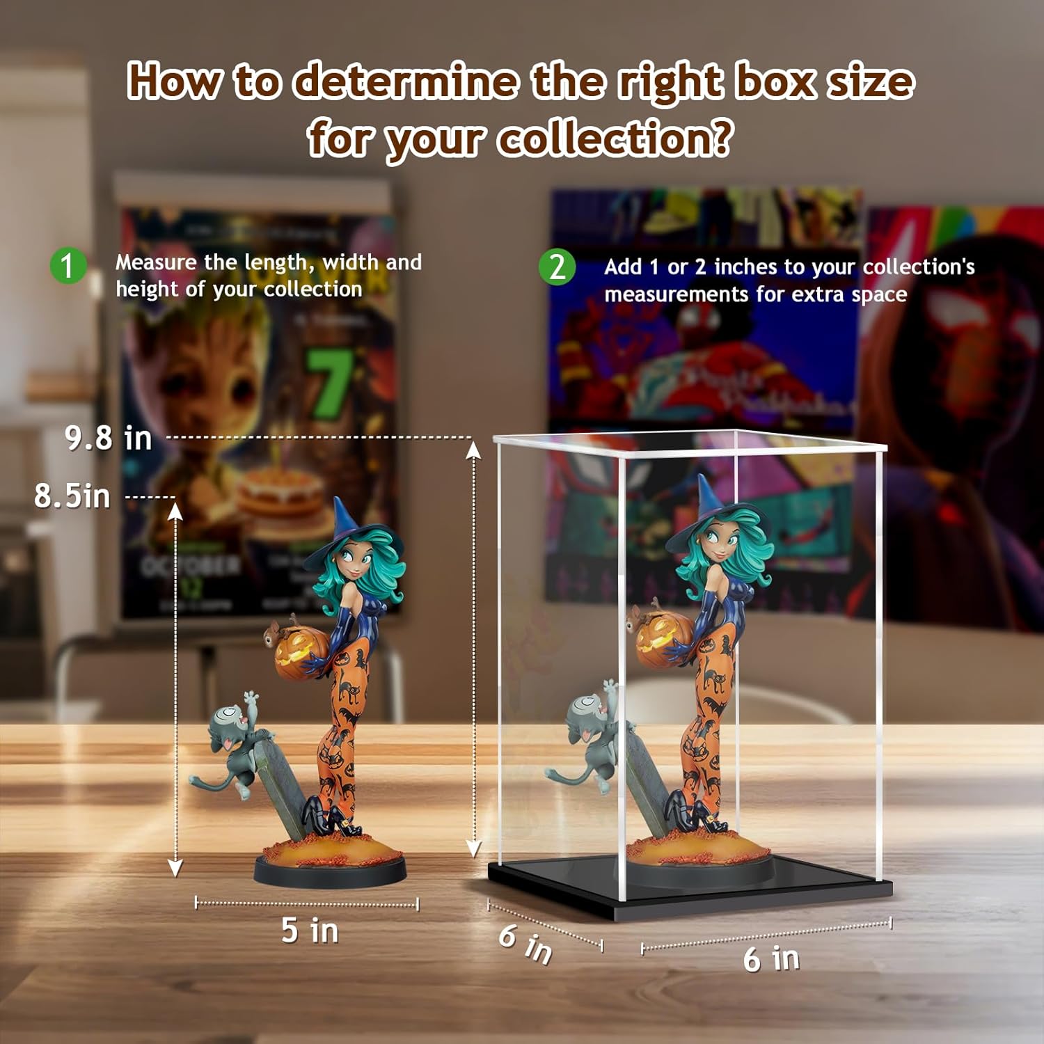 Wholesale OEM ODM Thickened Clear Acrylic Display Case for Lego Assemble Collectibles Acrylic Box Alternative Protective Display Case for Action Figures Home Hobby Toys (14x10x6 inch; 35x25x15 cm) Factory & Supplier