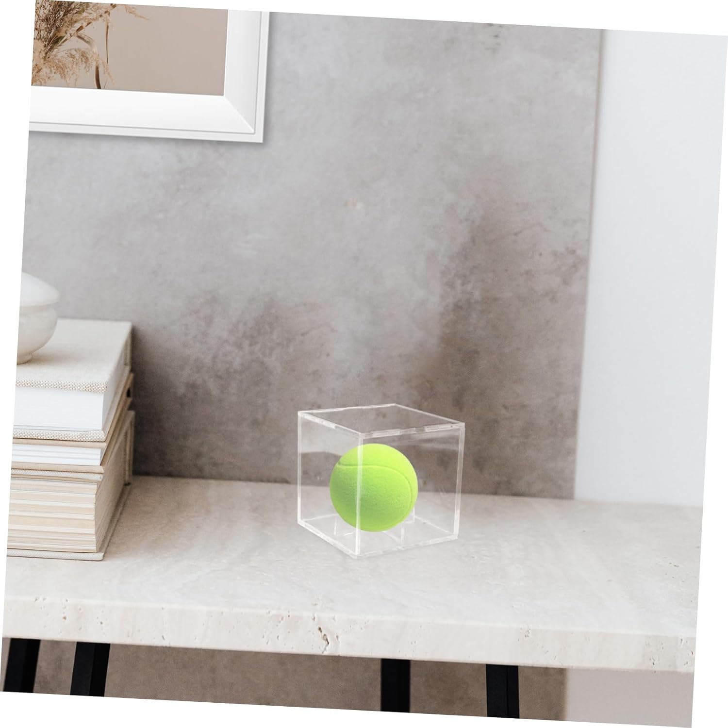 ODM Acrylic Display Case for Baseballs Clear Cube Holder with Compact Design for Organizing and Showcasing Sports Memorabilia Multi Purpose Use for Tennis Softball and More Custom Logo Service