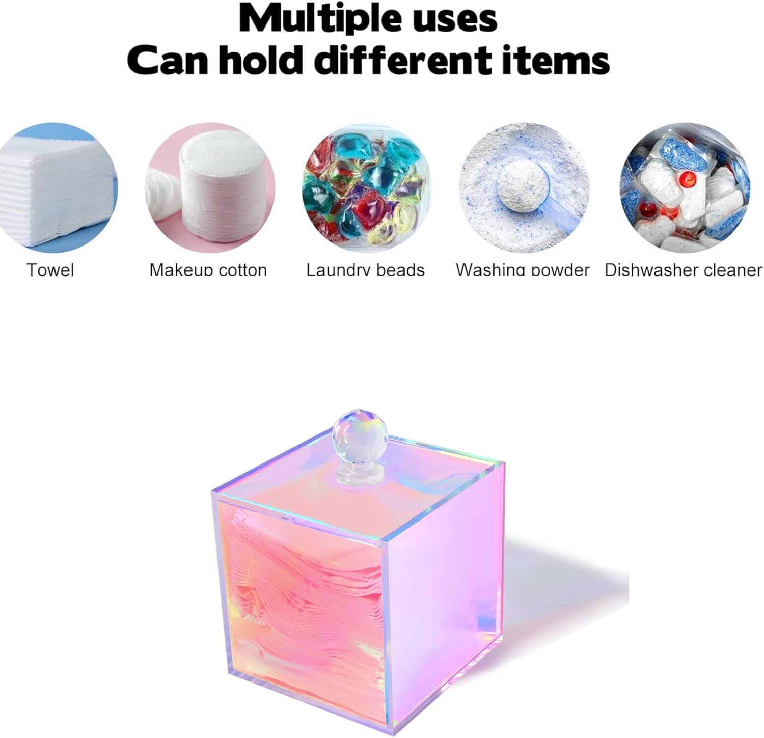ODM Acrylic Box with Lid Clear Display Case Gift wrap Boxes Prism Box Transparent Square Cube Storage Organizer Containers for Wedding,Birthday Custom Logo Service