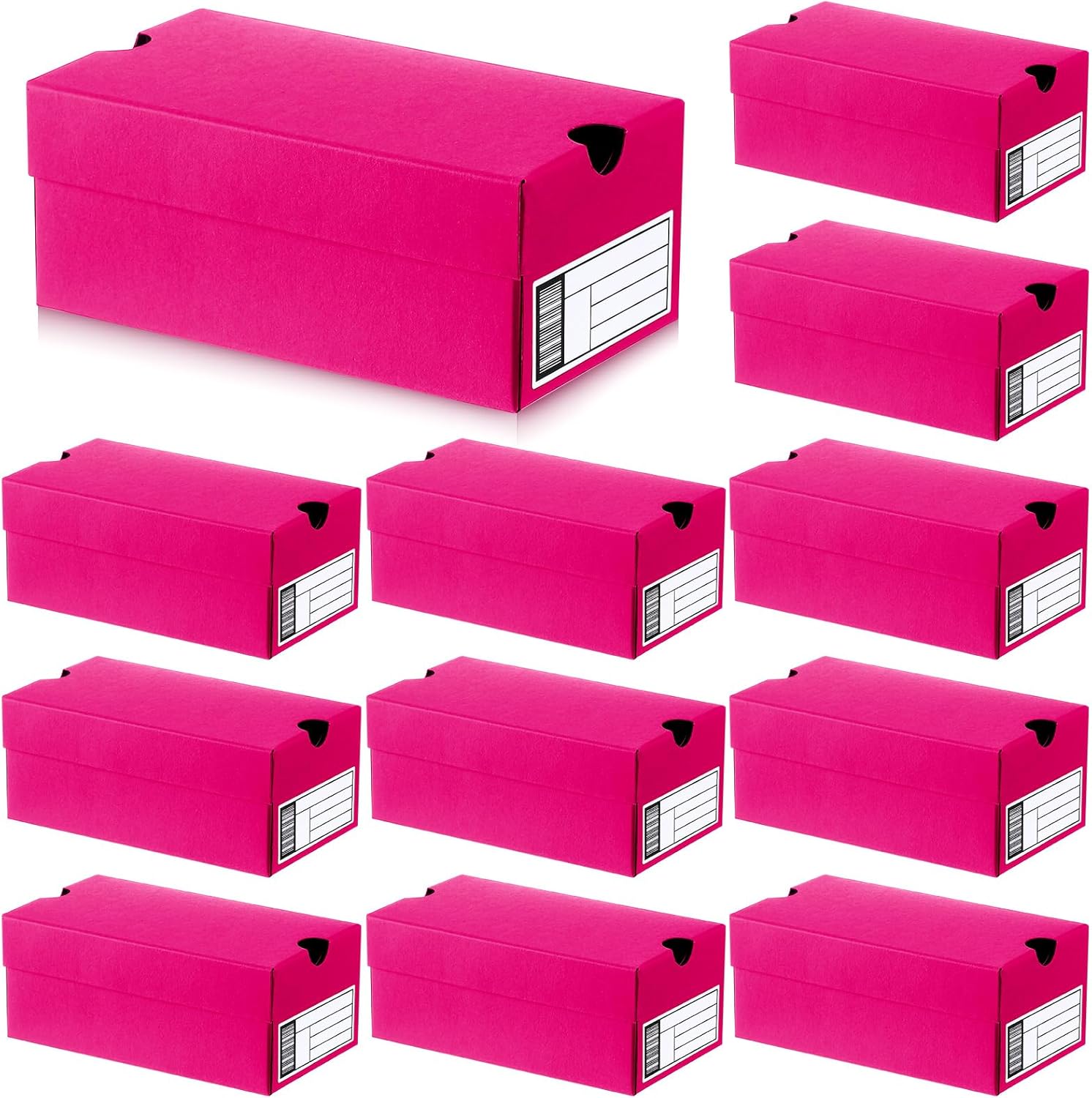 12 Sets Mini Sneaker Boxes for Party Favors Mini Shoe Gifts Boxes 4.7 x 2.5 x 2 Inch Sports Small Gift Case with Editable Label for Candies Cookies Snackss