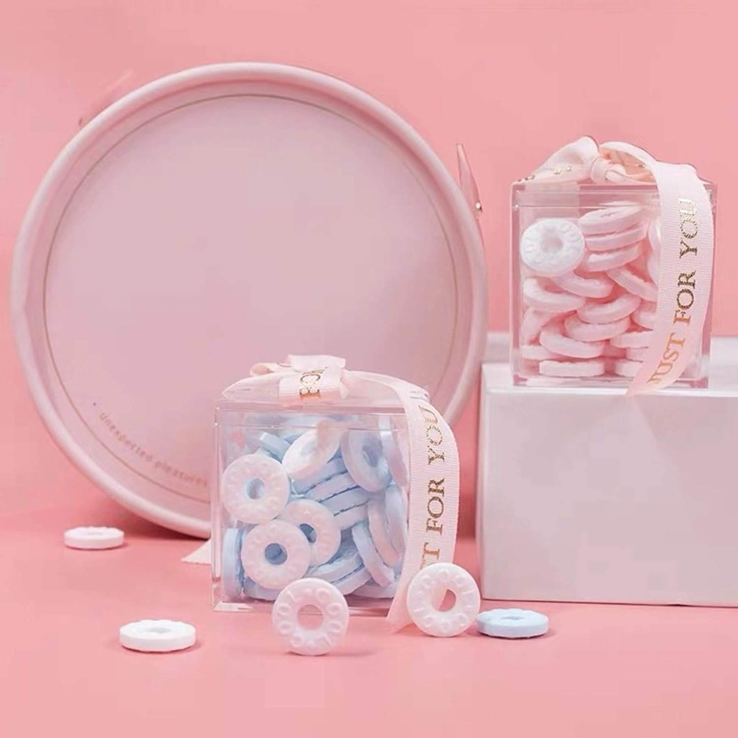 Private Label Small Acrylic Box 4 Packs Clear Boxes with Lid Acrylic Square Cube for Display Jewelry Storage Boxes Party Decorative Box Wholesale Manufacturer
