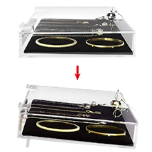 acrylic rectangular marketing holder
